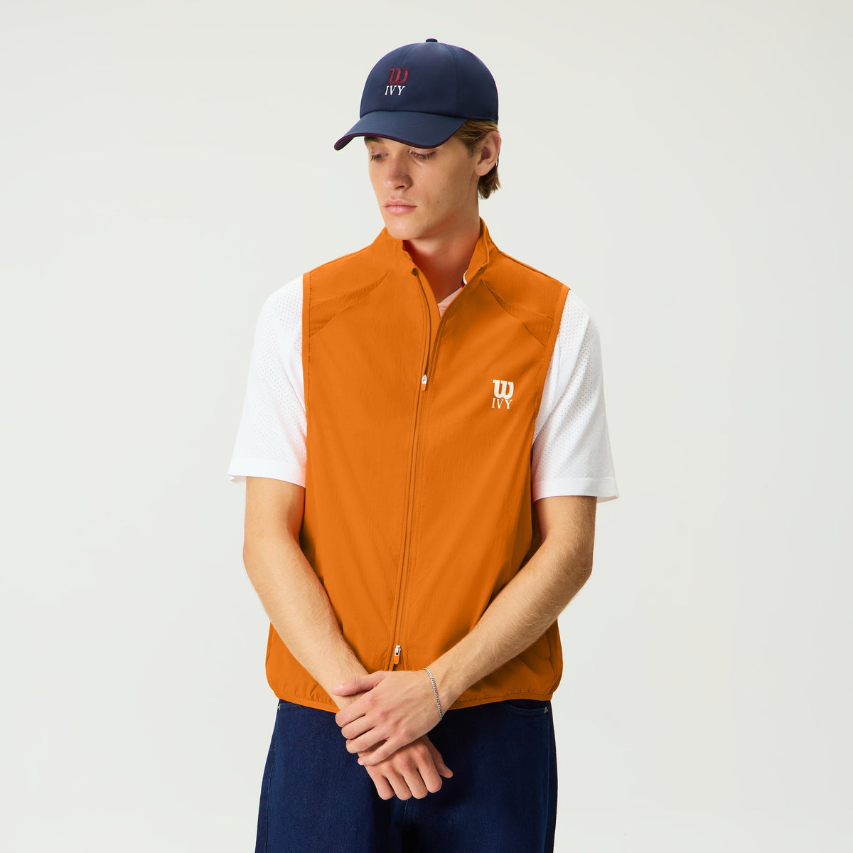 Kith Ivy for Wilson Classic Warm-Up Vest - Clementine