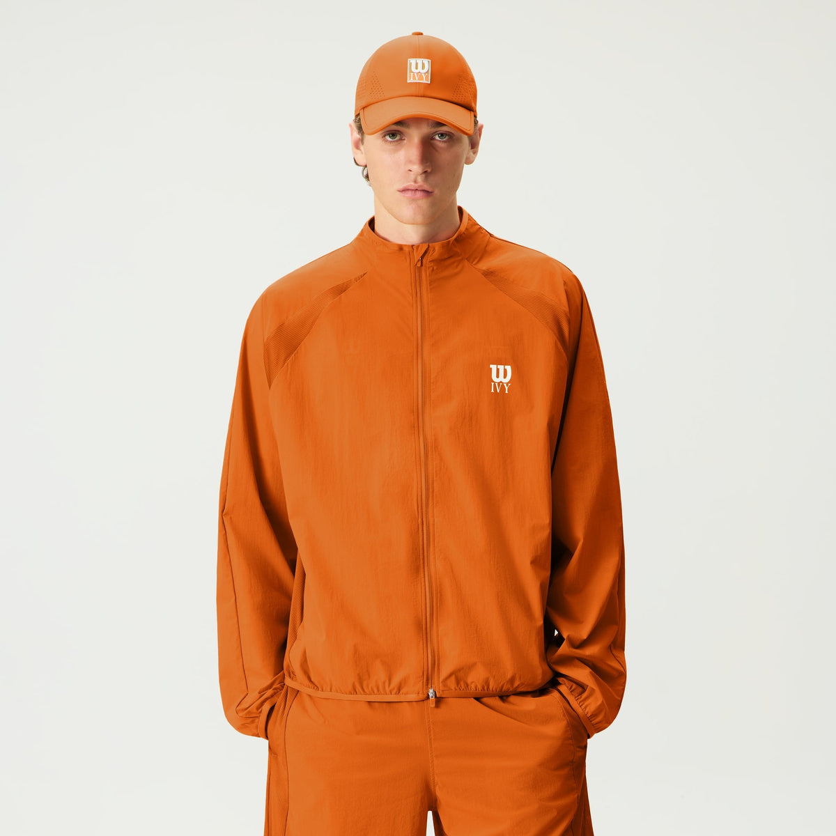 Kith Ivy for Wilson Classic Warm-Up Jacket - Clementine - PH