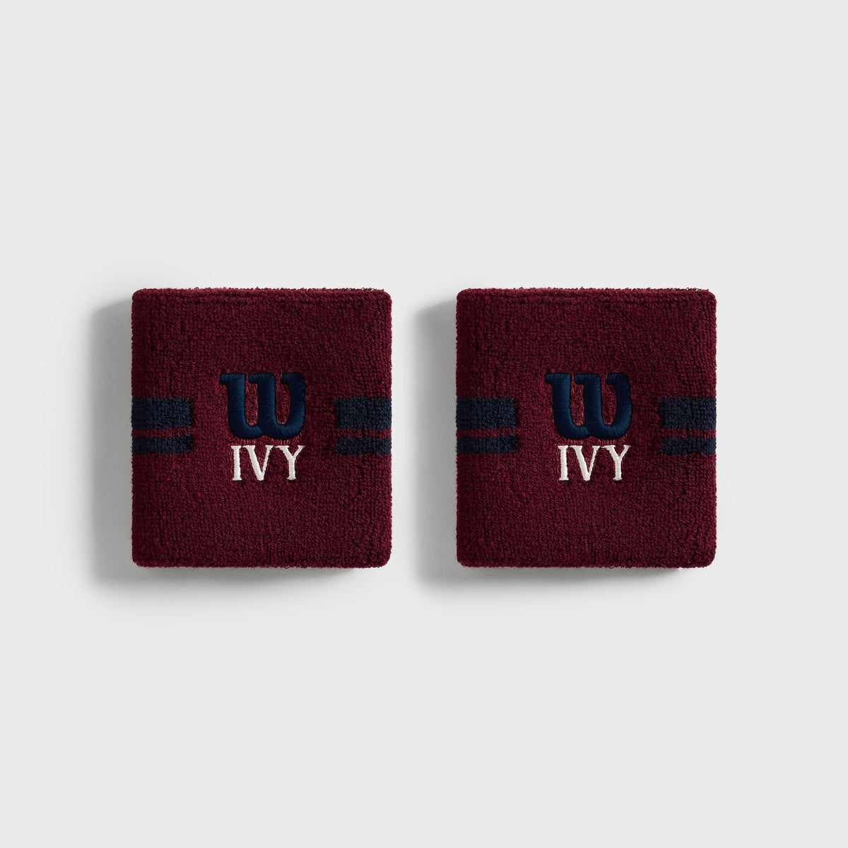 Kith Ivy for Wilson Striped Wristbands - Magma