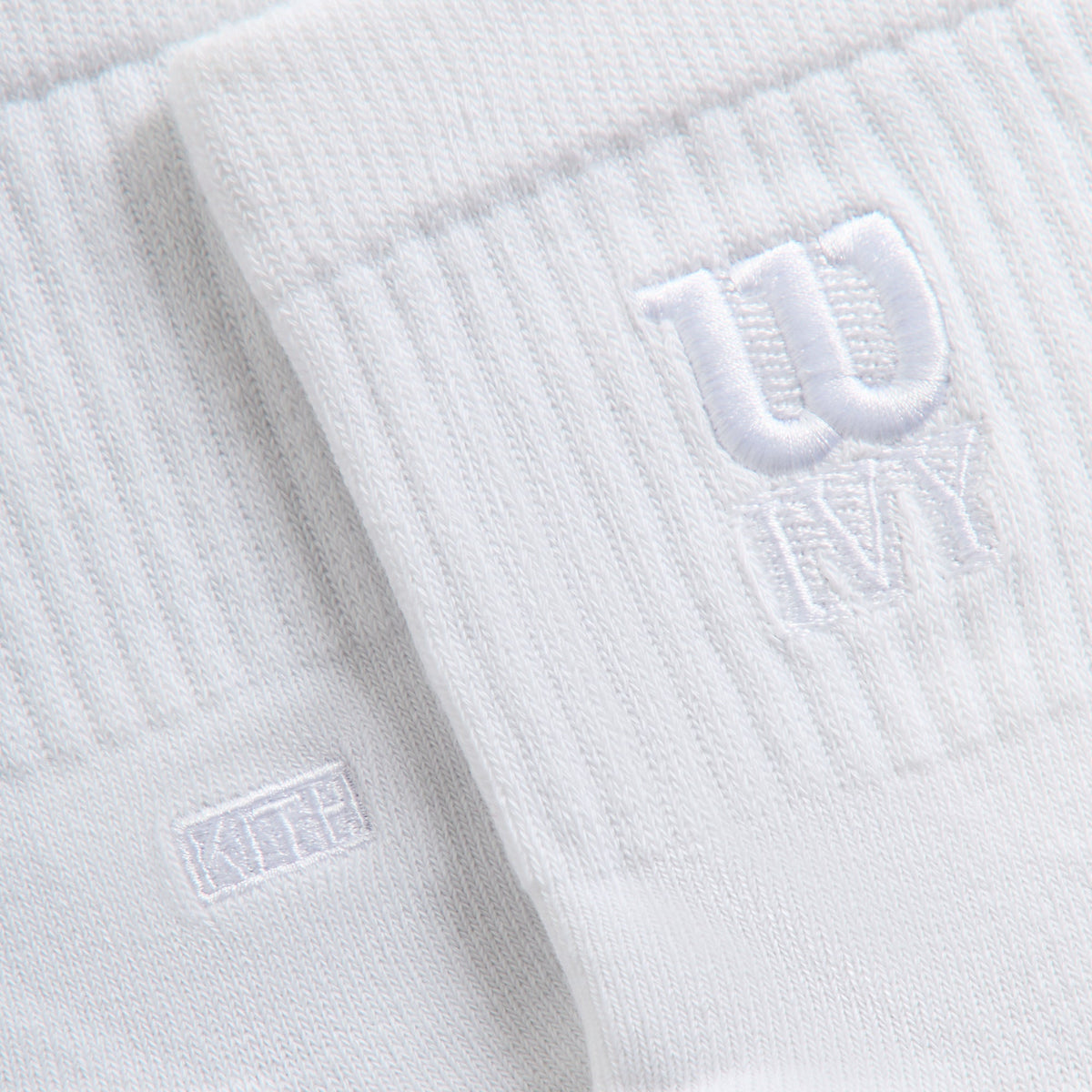 Kith Ivy for Wilson Quarter Logo Socks - White