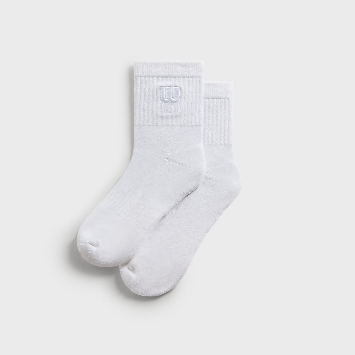 Kith Ivy for Wilson Quarter Logo Socks - White - PH