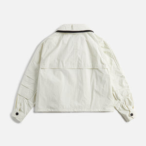 mens zip up sweaters Nylon Ripstop Jacket - White