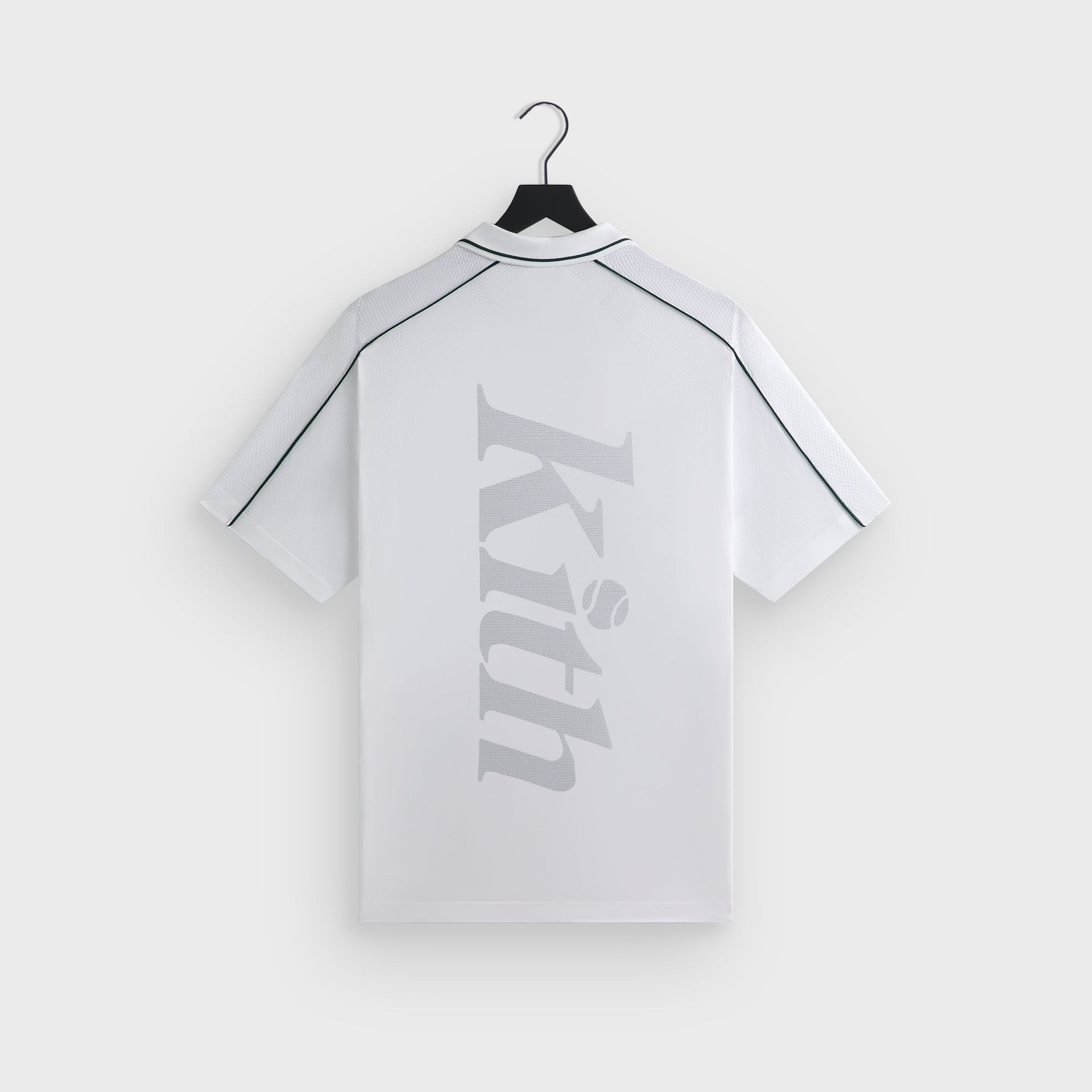Kith for Wilson Doherty Zip Front Polo - White PH