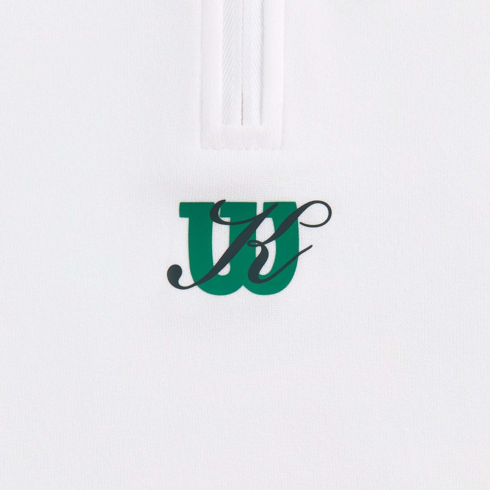 Kith for Wilson Doherty Zip Front Polo - White PH