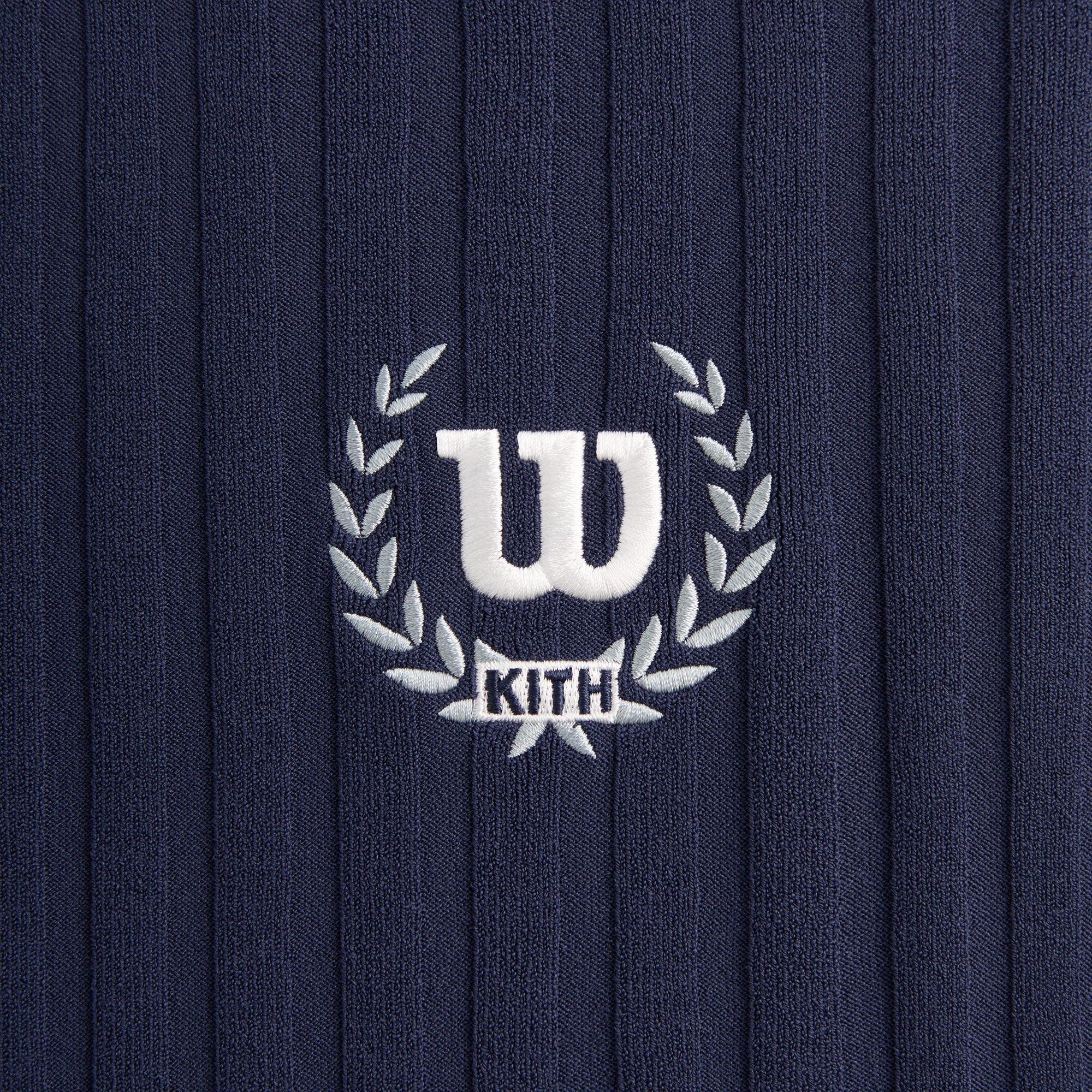 Wilson Kith & Kin ポロシャツ ネイビー Kith for Wilson V-Neck Polo - Nocturnal