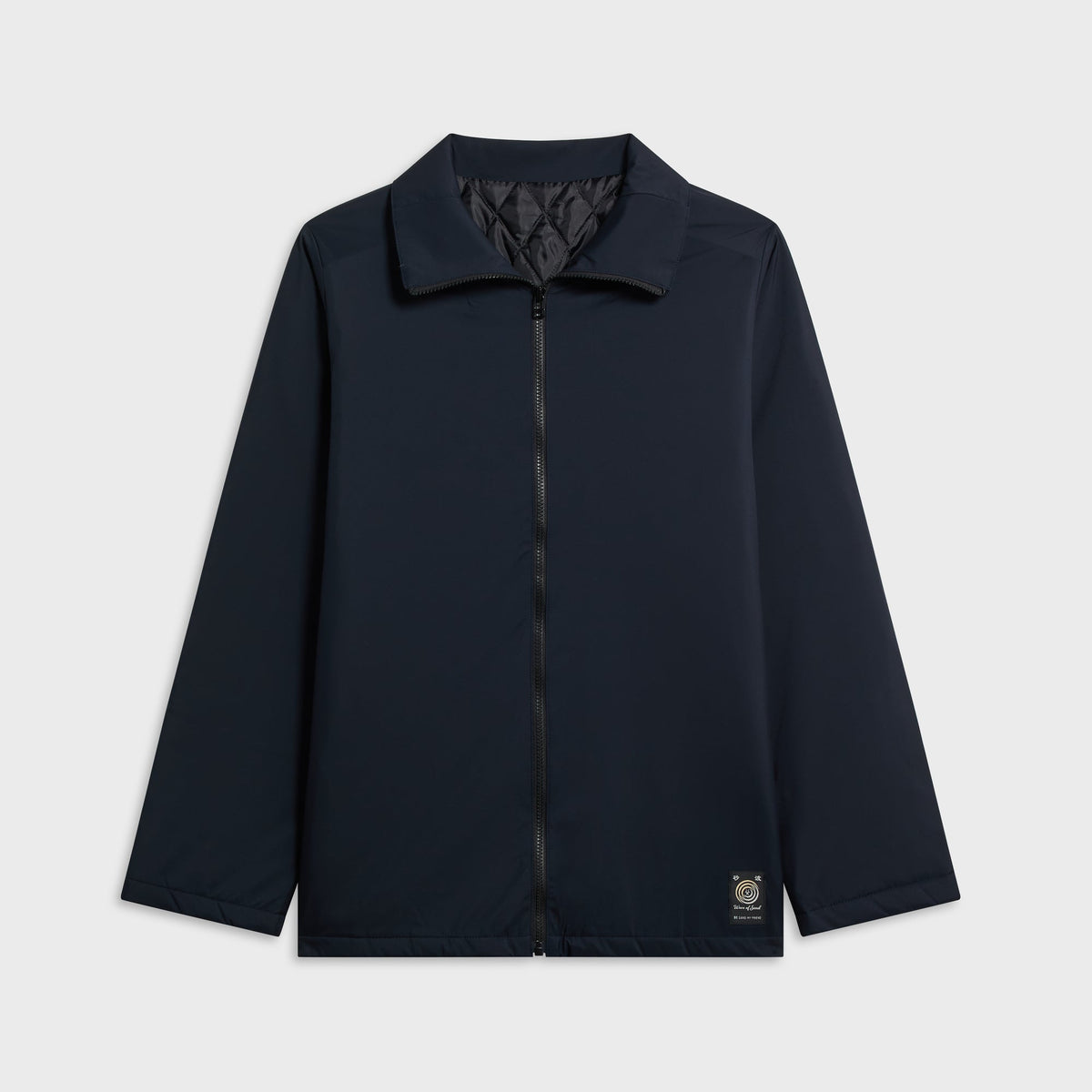 Wave of Sand Three Layer High Neck Jacket - Sumi