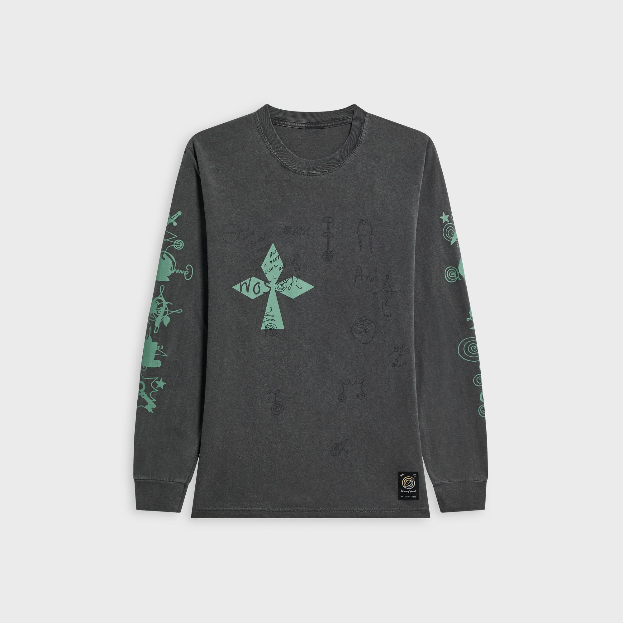 Wave of Sand x Nicola Long Sleeve Tee - Pepper – Kith