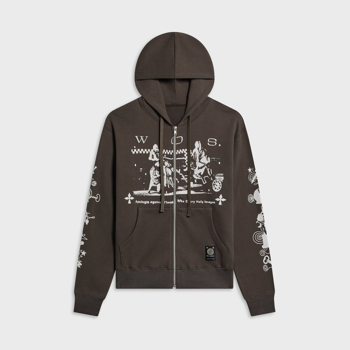 Wave of Sand x Nicola Jersey Hoodie - Greige