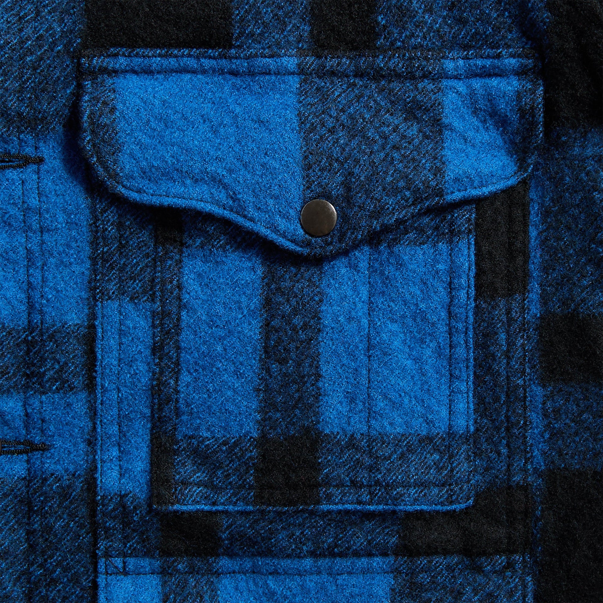 Junya Watanabe MAN Filson Check Jacket - Blue / Black