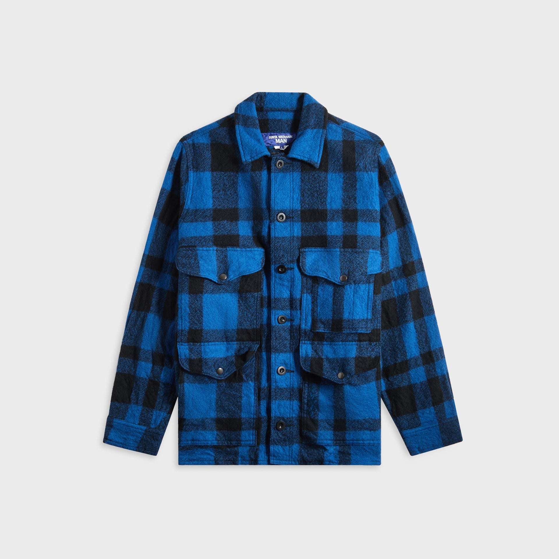 Junya Watanabe MAN Filson Check Jacket - Blue / Black