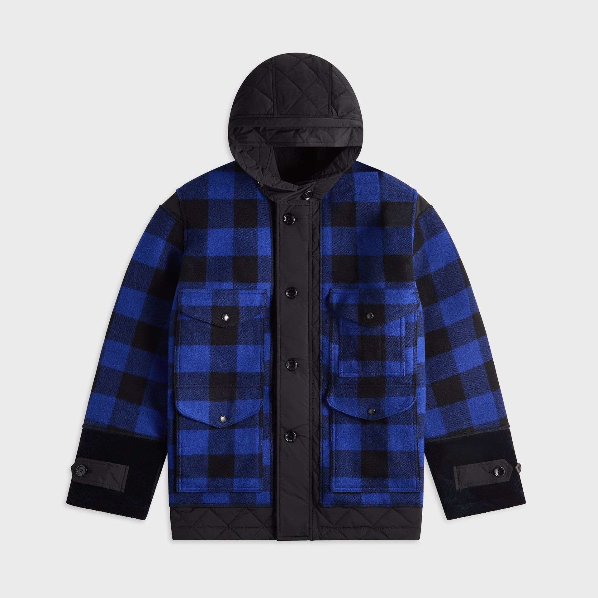 Junya Watanabe MAN Wool Jacket - Blue Plaid