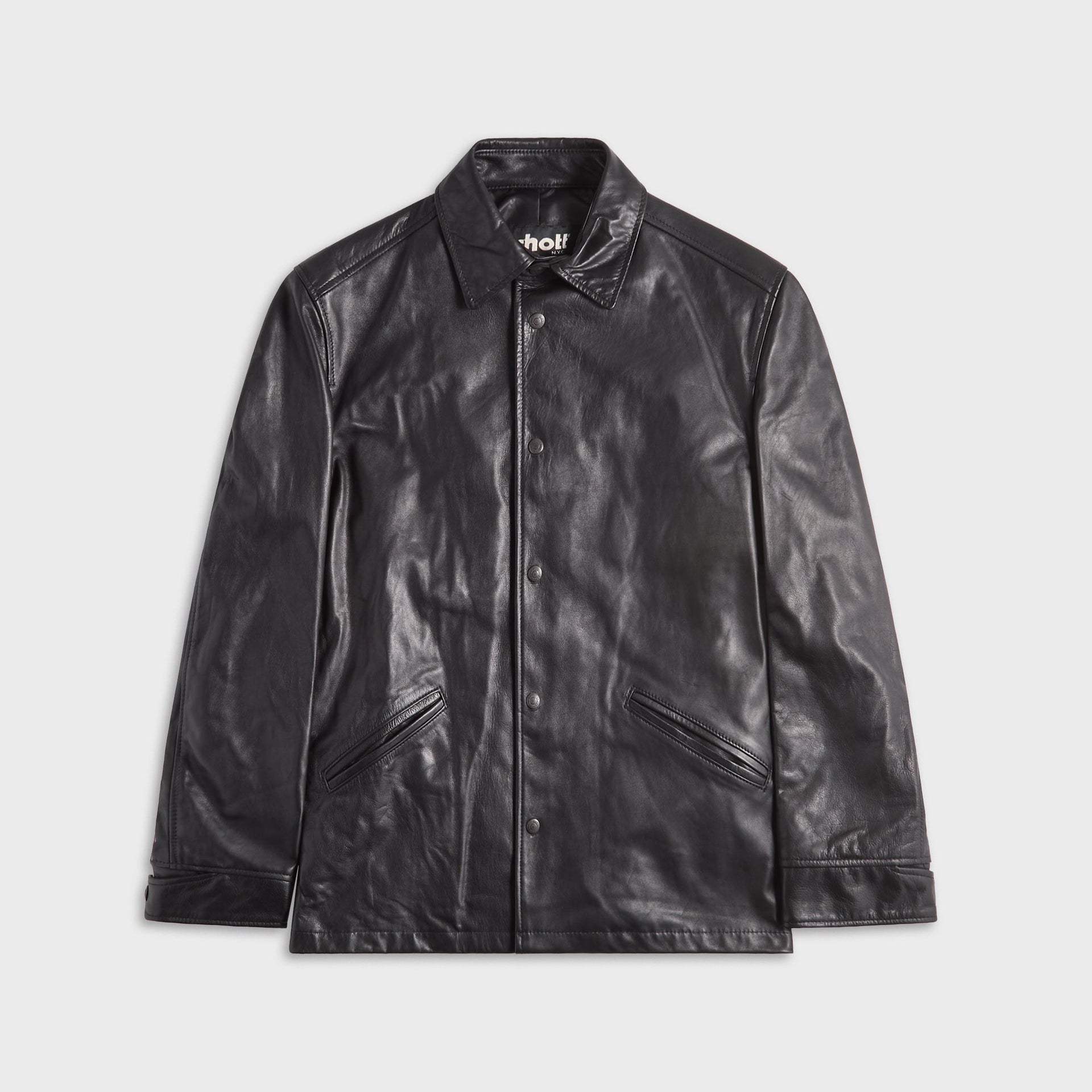 Junya Watanabe MAN x Schott Leather Jacket - Black