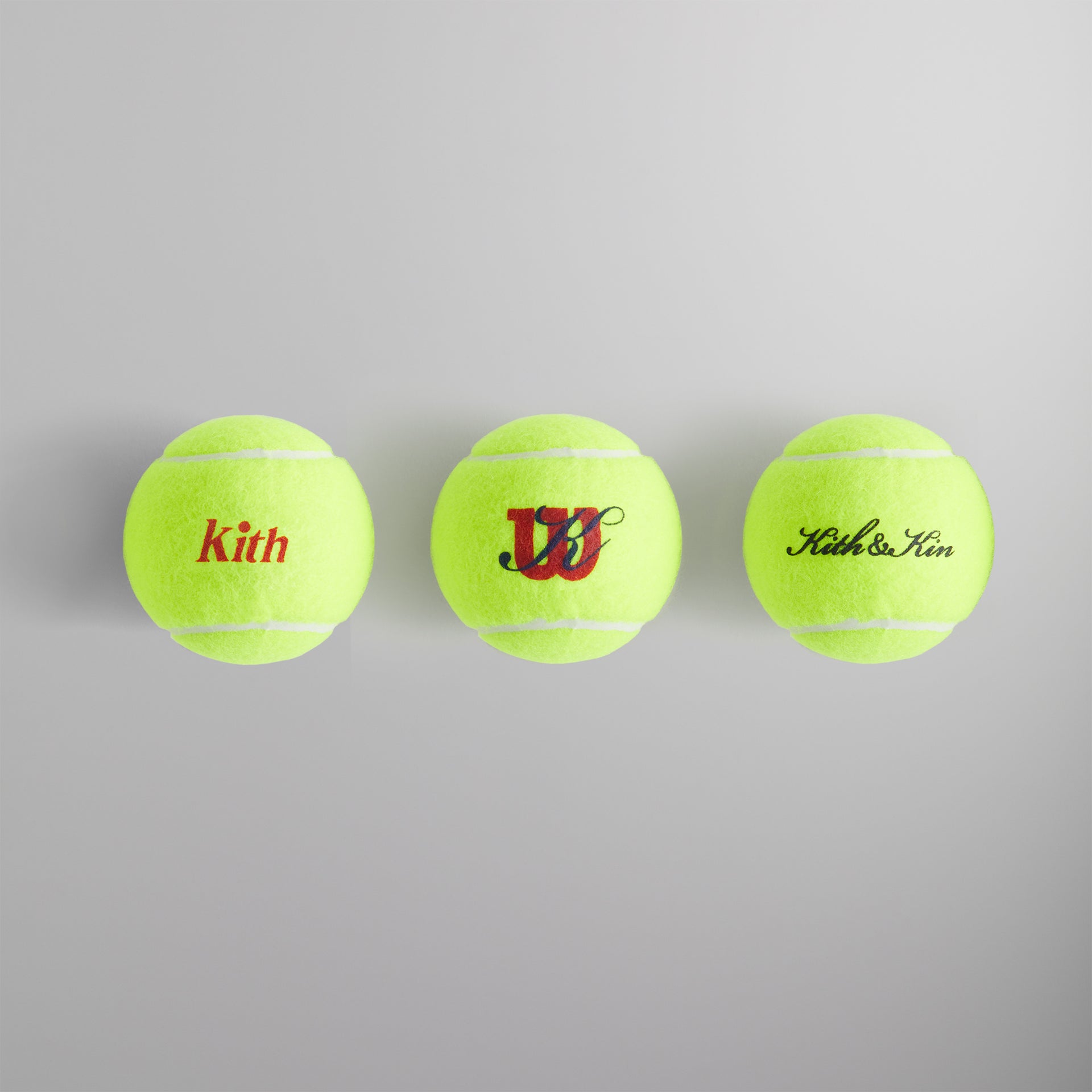 Kith for Wilson Tennis Ball - 3 Pack - Yellow