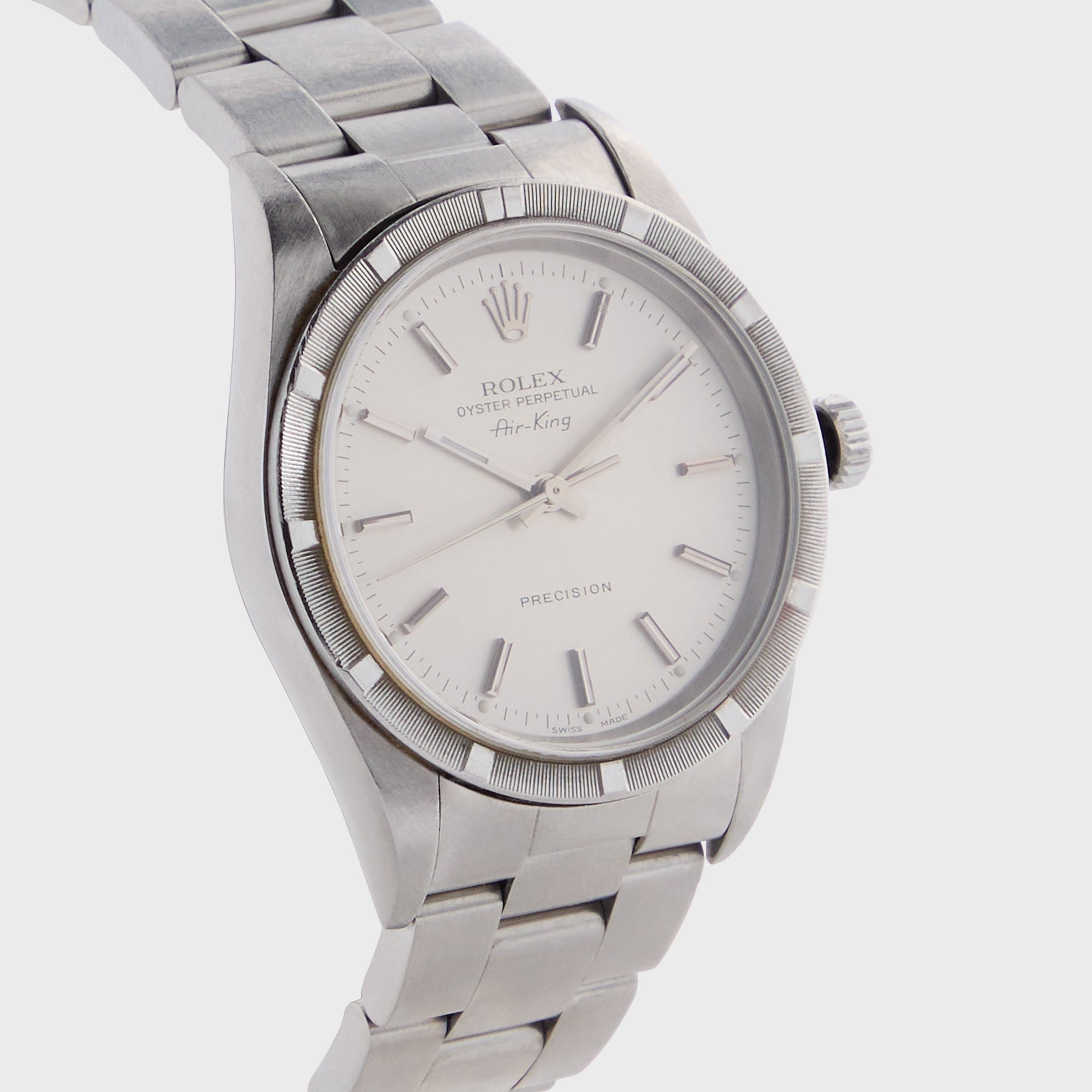 Wind Vintage Rolex Air-King Reference 14010 Unpolished - Silver