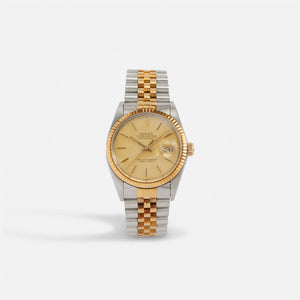 Wind Vintage Rolex Two-Tone Datejust Reference 16013 - Linen Dial