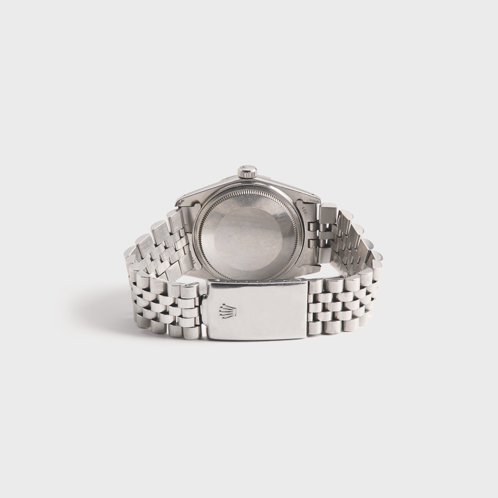 Wind Vintage Rolex Datejust Silver Sunburst Dial Unpolished