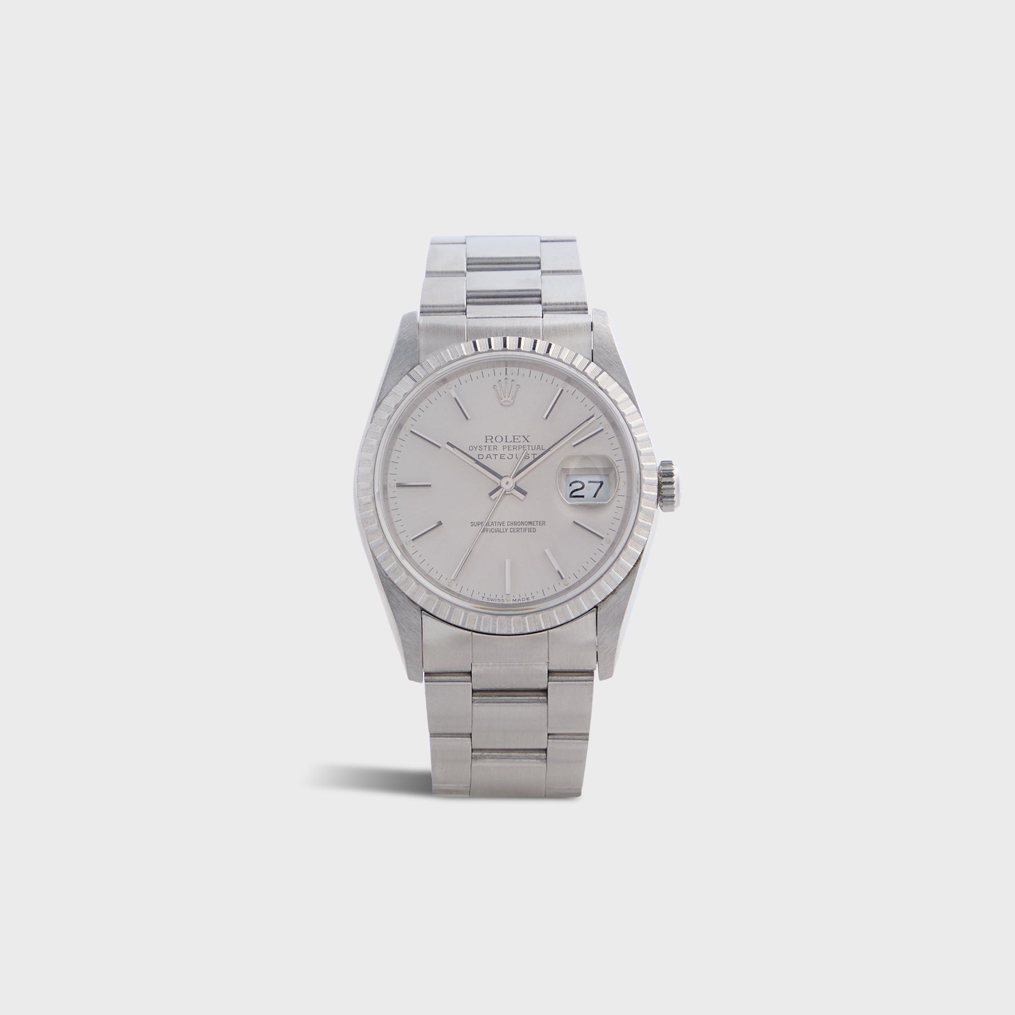Wind Vintage Rolex IBM Datejust 16220 Unpolished - Silver – Kith