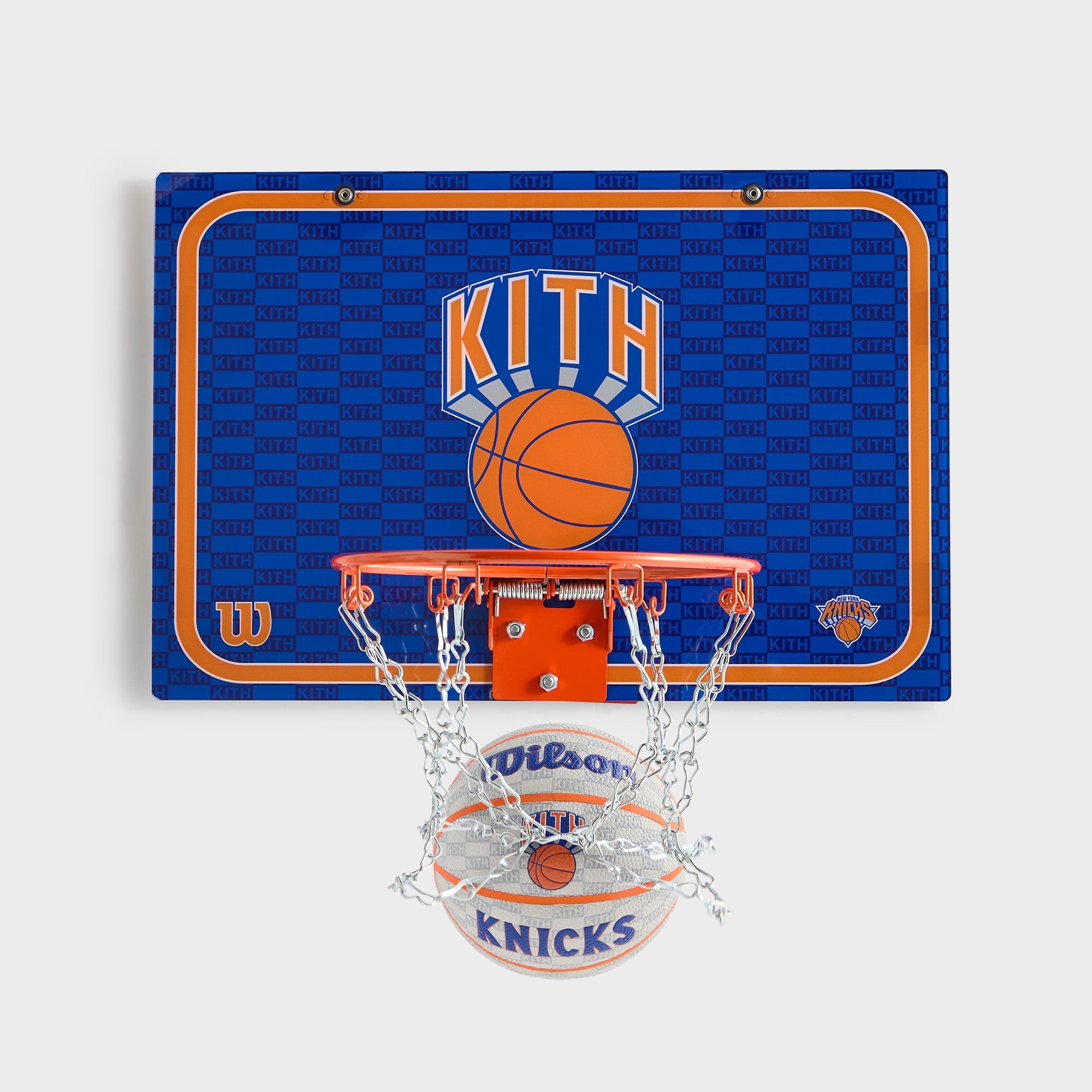 Kith & Wilson for the New York Knicks Mini Hoop - Navy / Orange