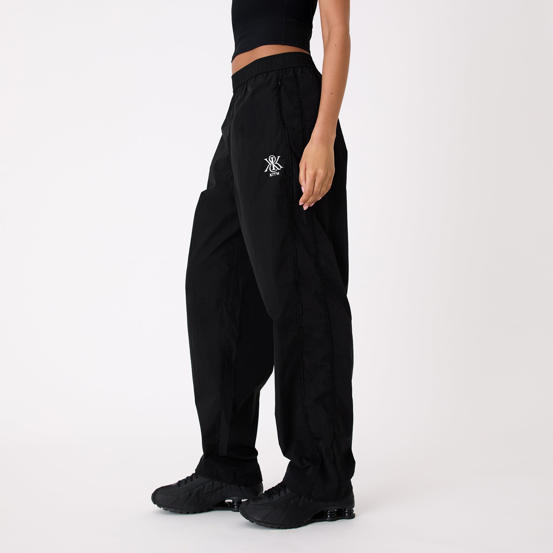 Kith Women Azariah Seamed Track Bottoms - Black