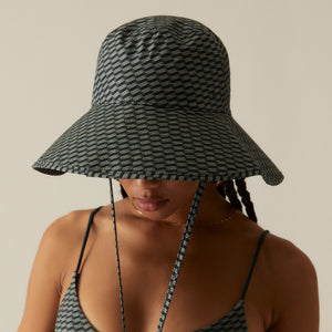 UrlfreezeShops Women Senara Monogram Sun Hat - Serpentine