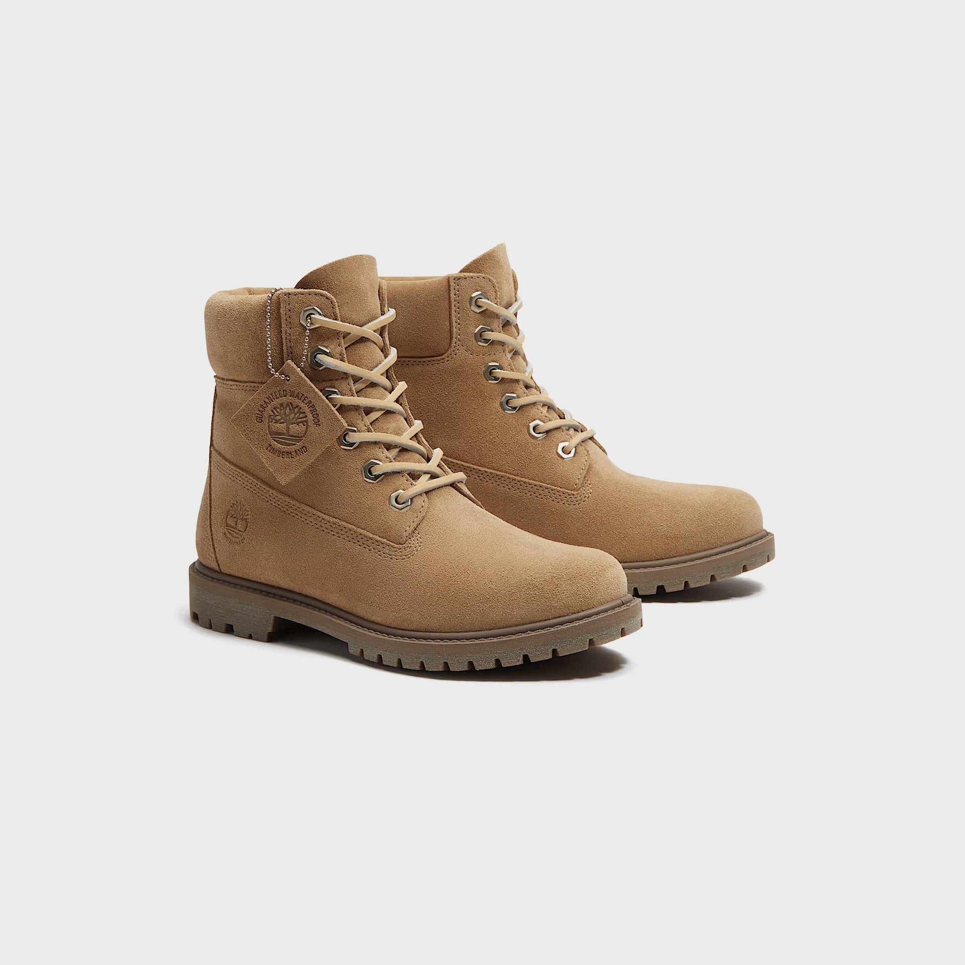 Timberland WMNS 6-Inch Waterproof Boot - Beige Suede