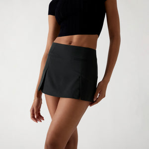 UrlfreezeShops Women Aster Tailored Mini Skirt - Taiga