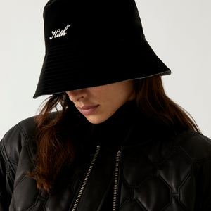 UrlfreezeShops Women Arwen Reversible Reflective Bucket Hat - Black
