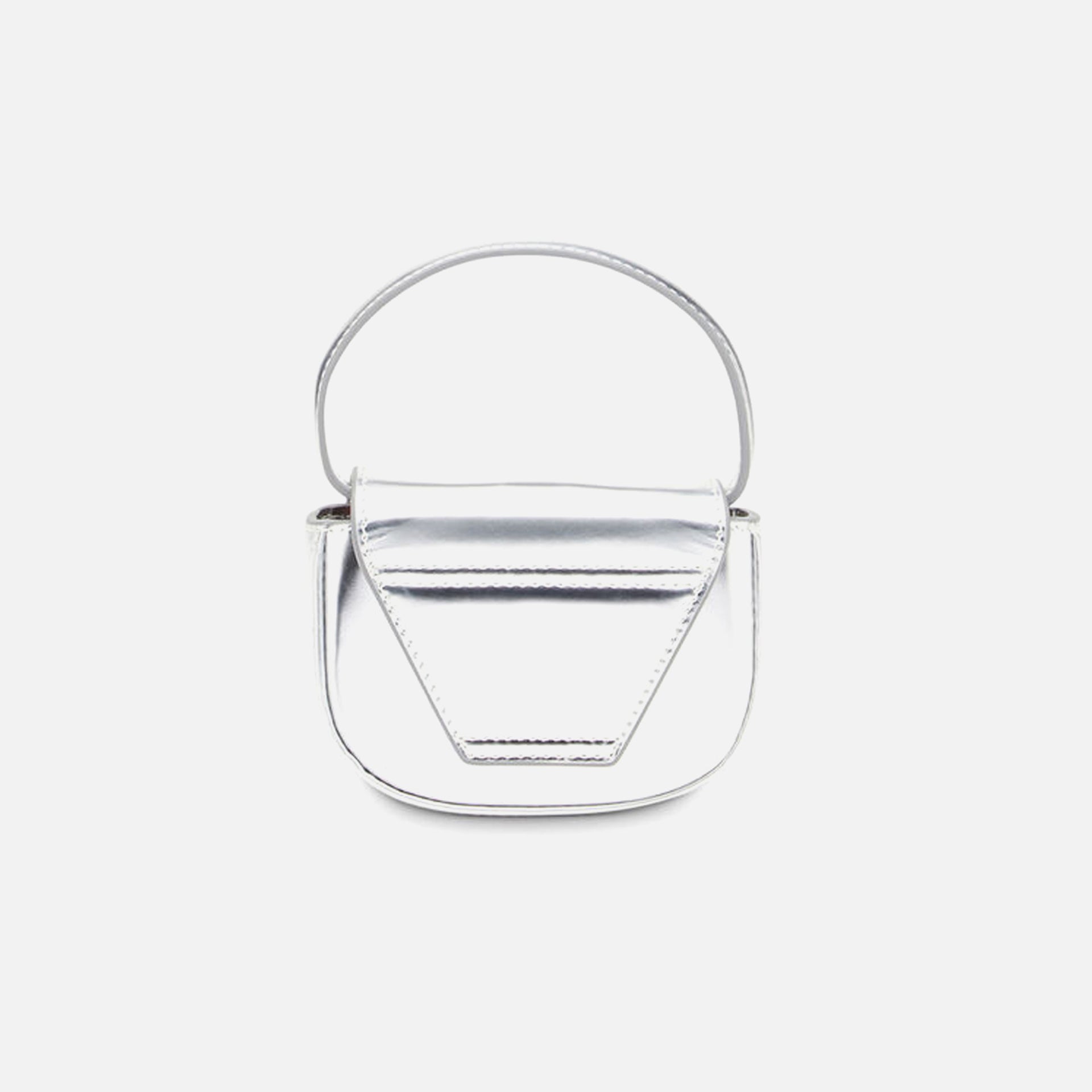 Diesel 1DR XS Shoulder Bag - Silver Mirror