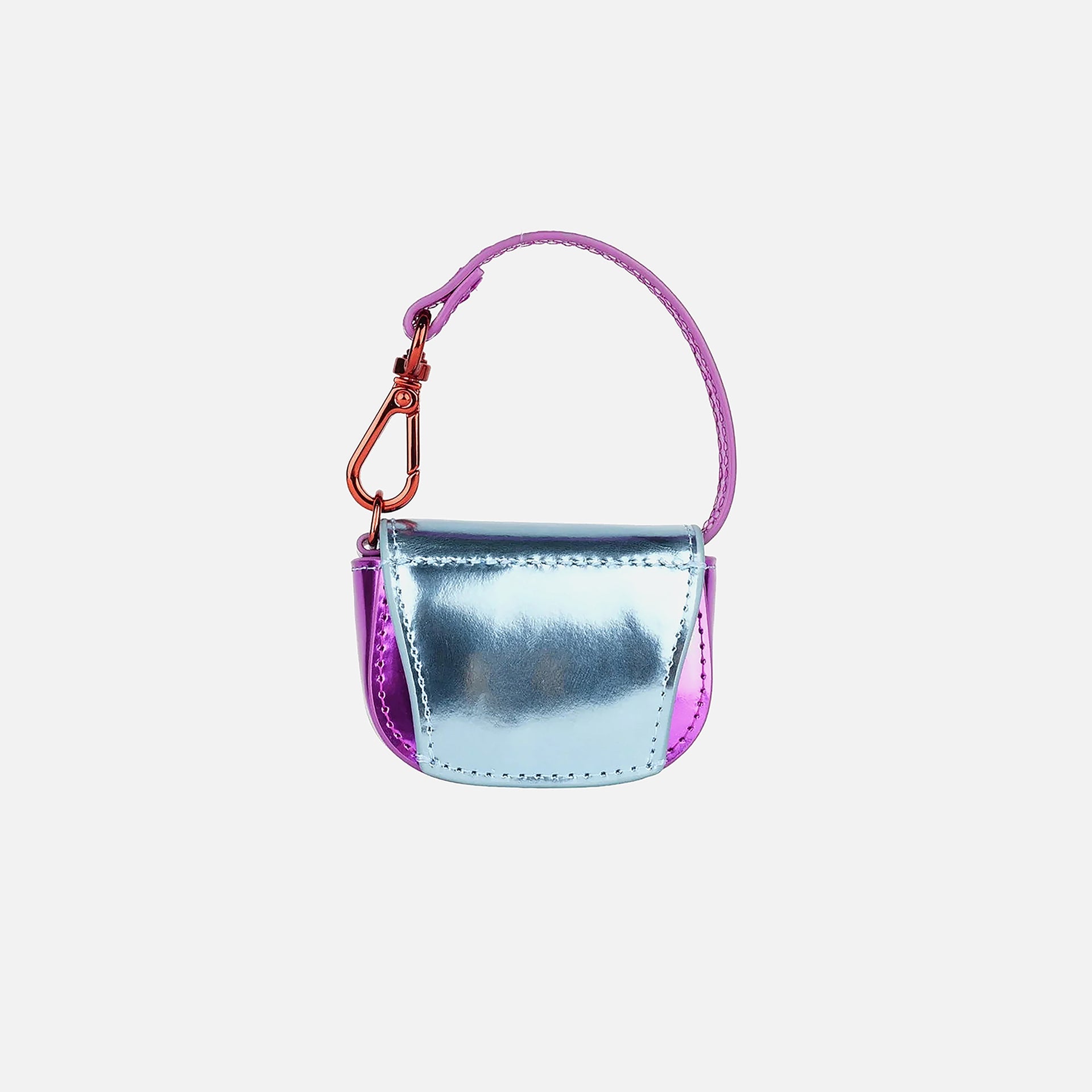 Diesel 1DR XXS Bag in Mirror Leather - Red Mix