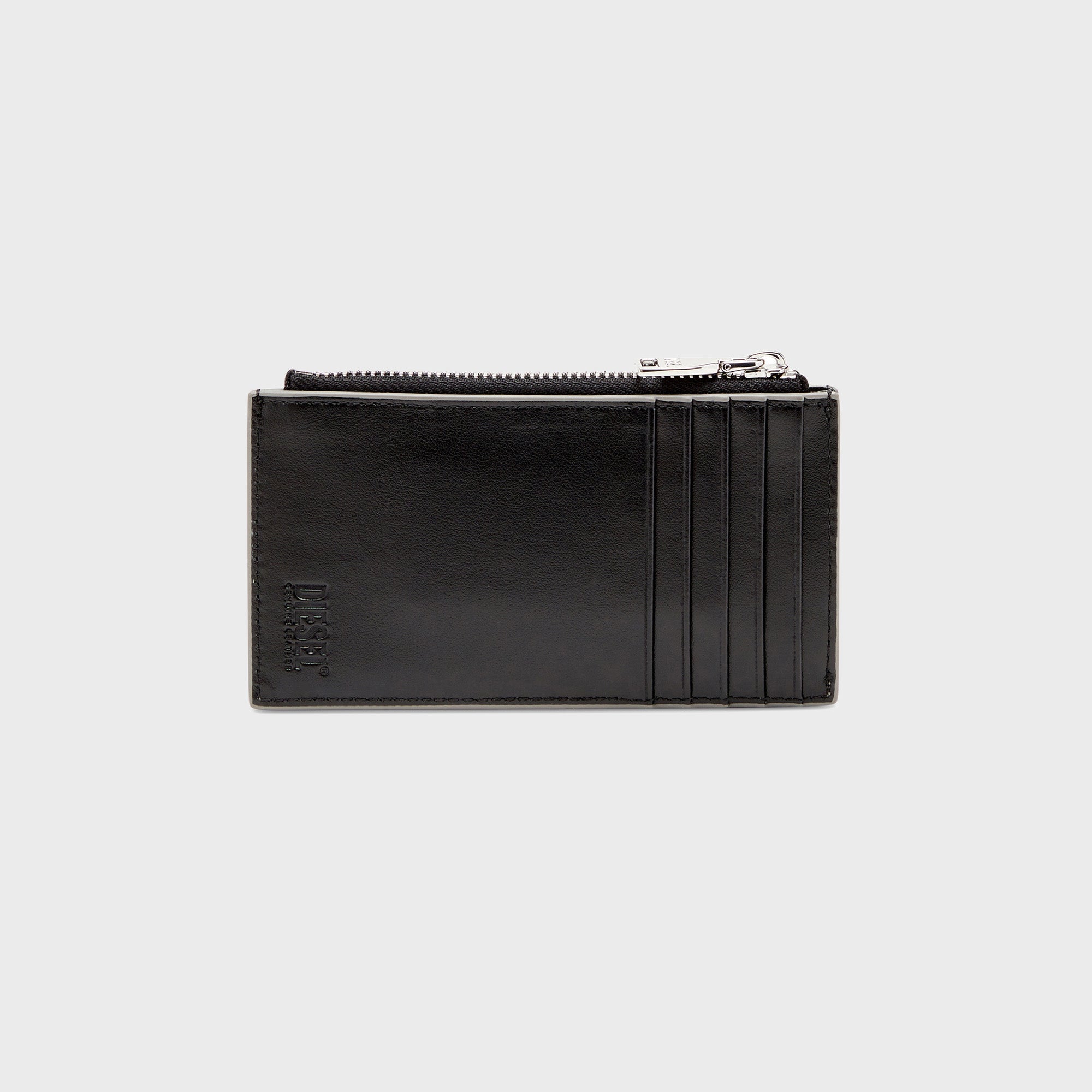 Diesel Mirror Leather Card Holder - Silver – Kith