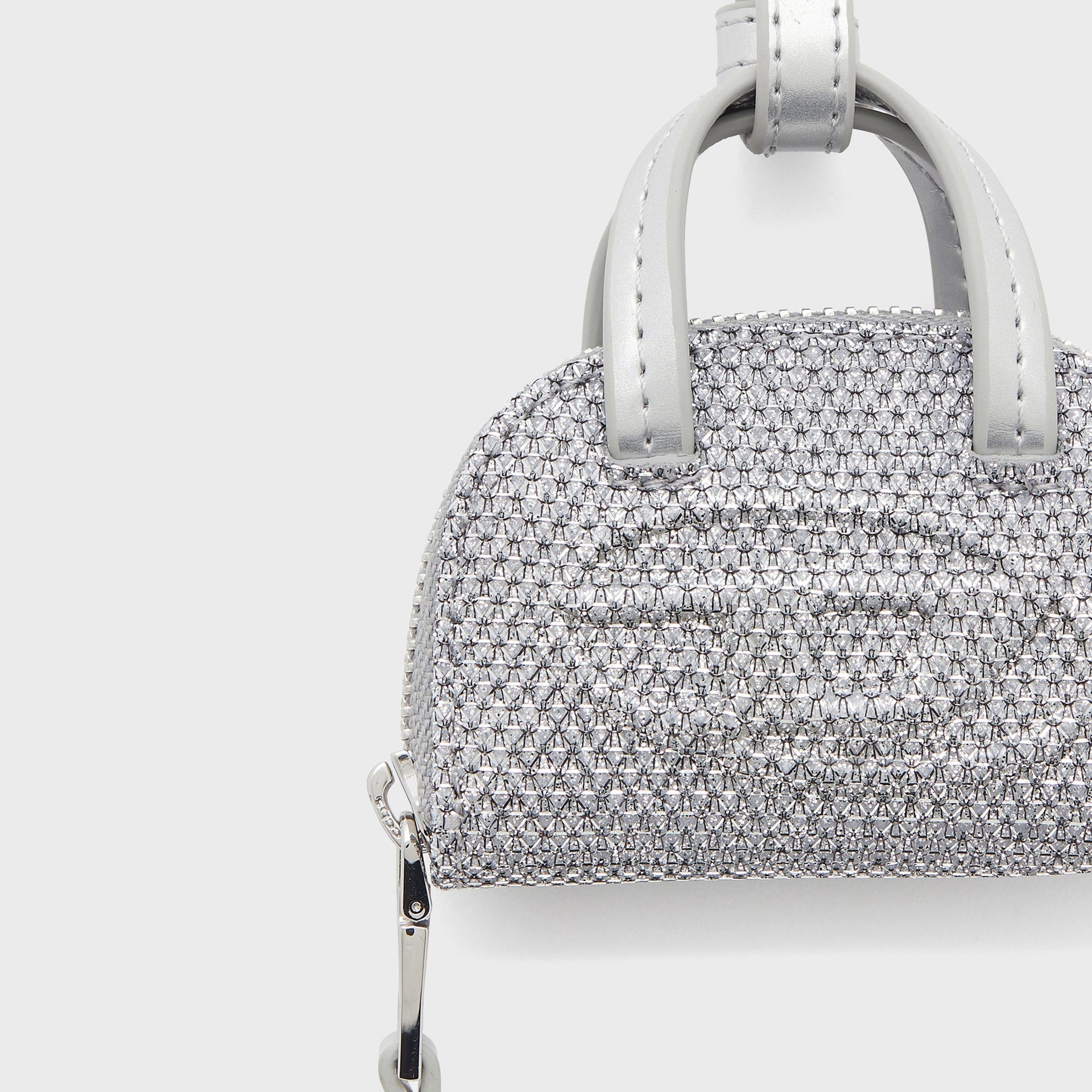 Diesel 1DR Dome Charms Wallet - Silver Crystal