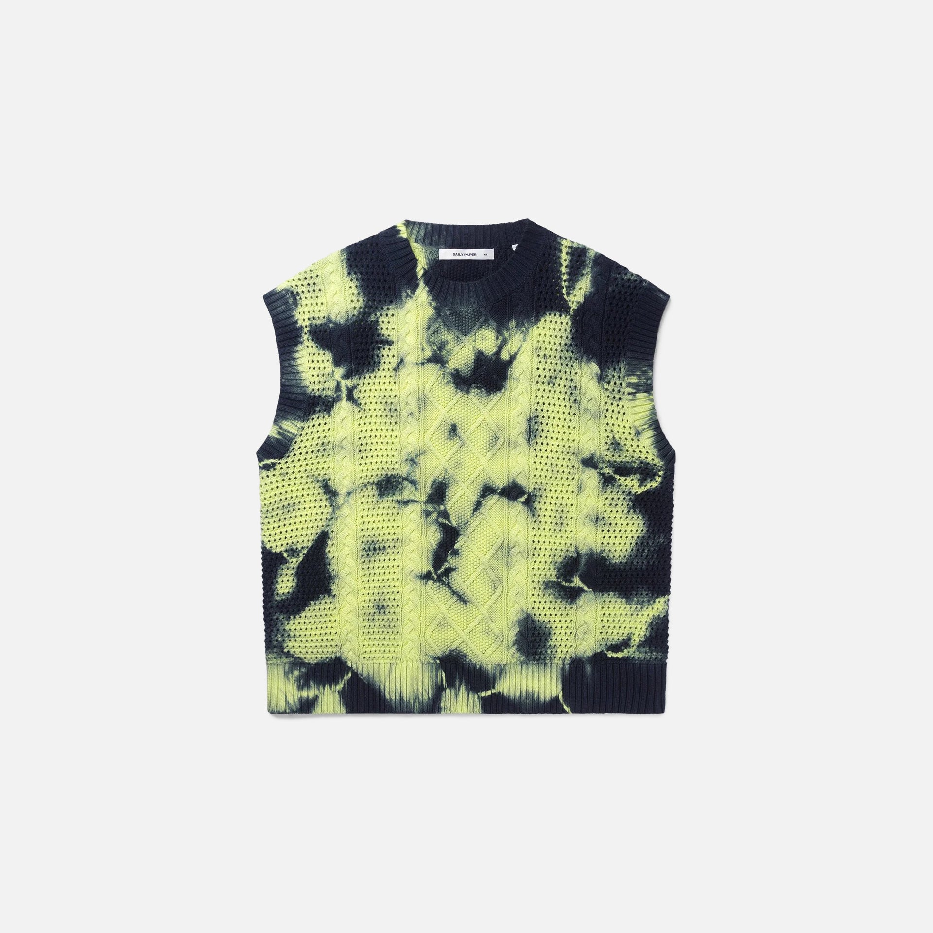Daily Paper Xois Crochet Vest - Daiquiri Green