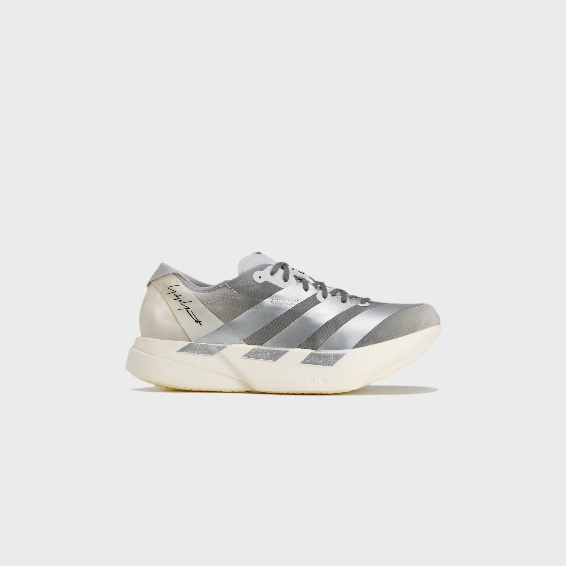 adidas Y-3 Adios Pro 4 - Chalk White / Silver Metallic / Light Solid Grey