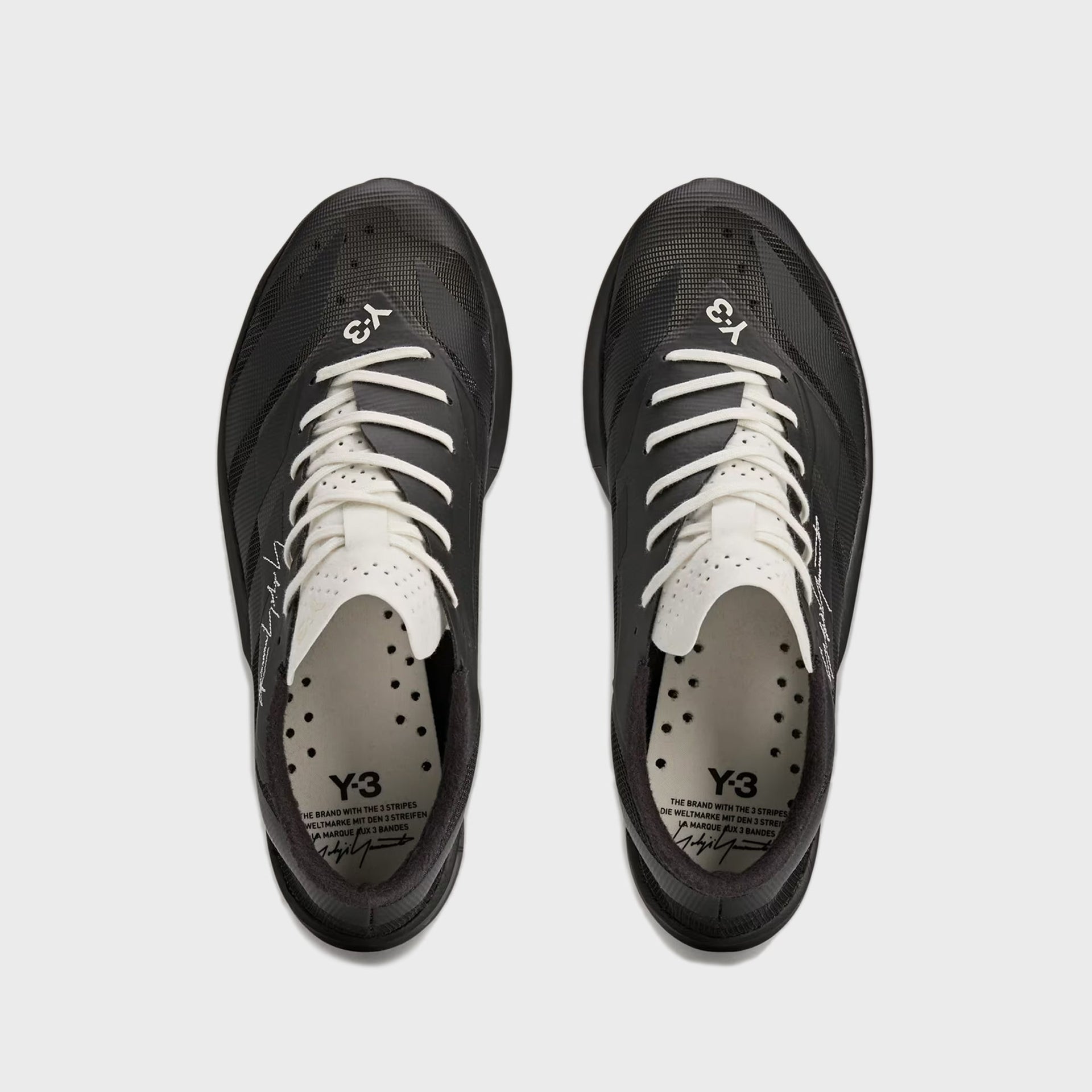 adidas x Y-3 Adizero RC6 - Black / Black / White