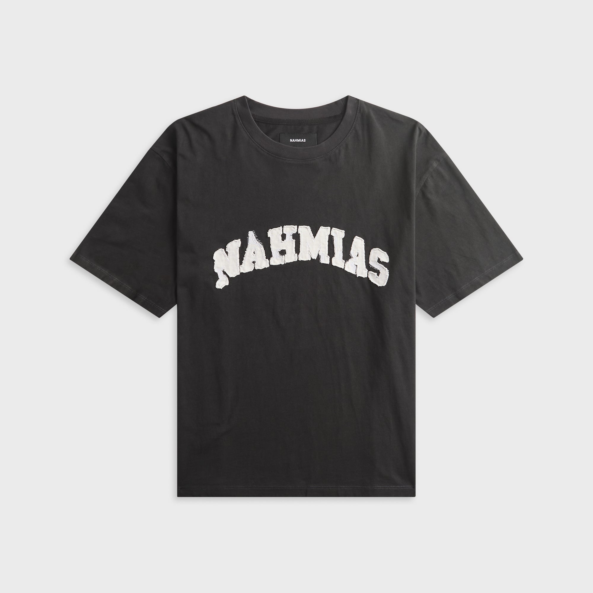 NAHMIAS Arch Boxy Tee - Aged Black Jersey – Kith