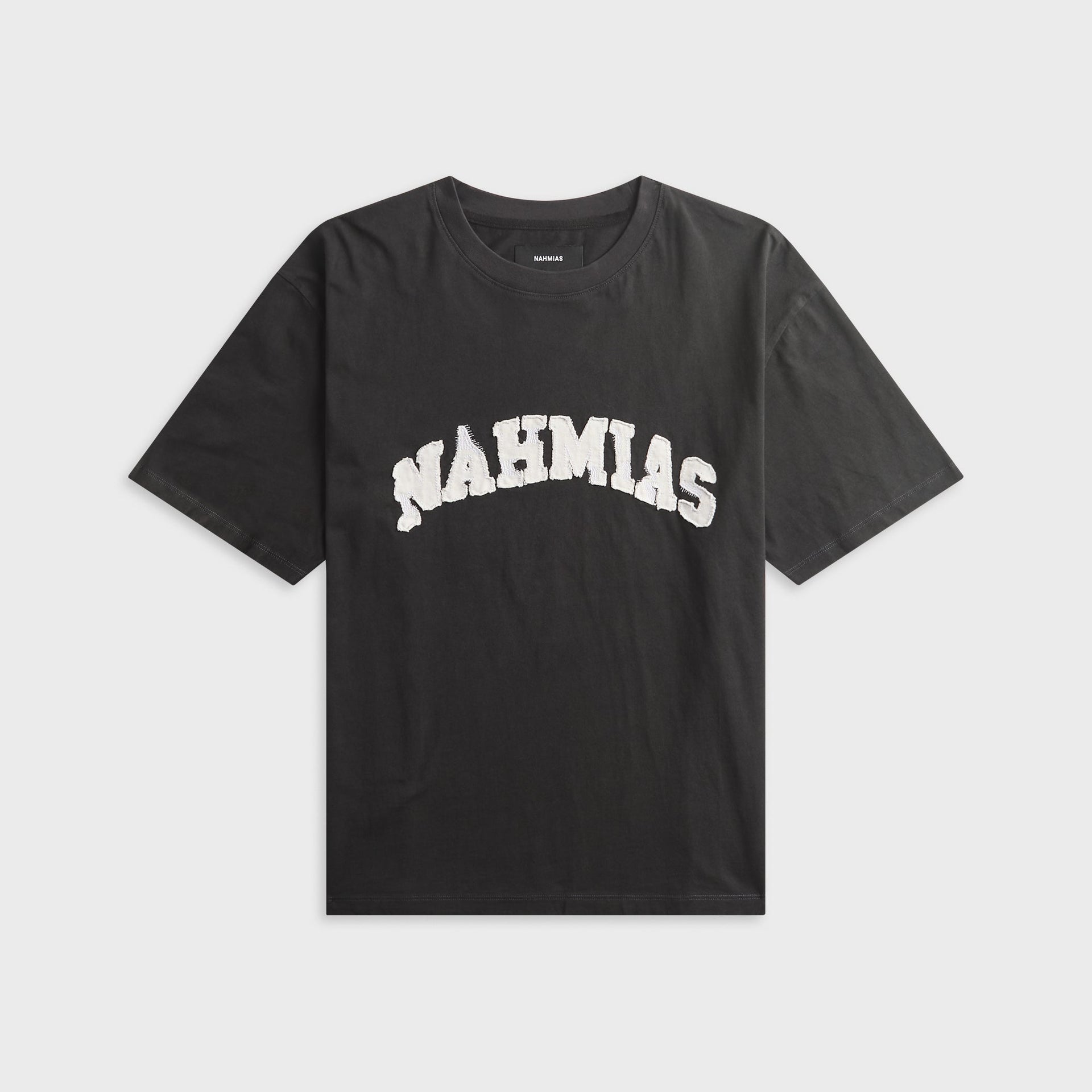 NAHMIAS Arch Boxy Tee - Aged Black Jersey