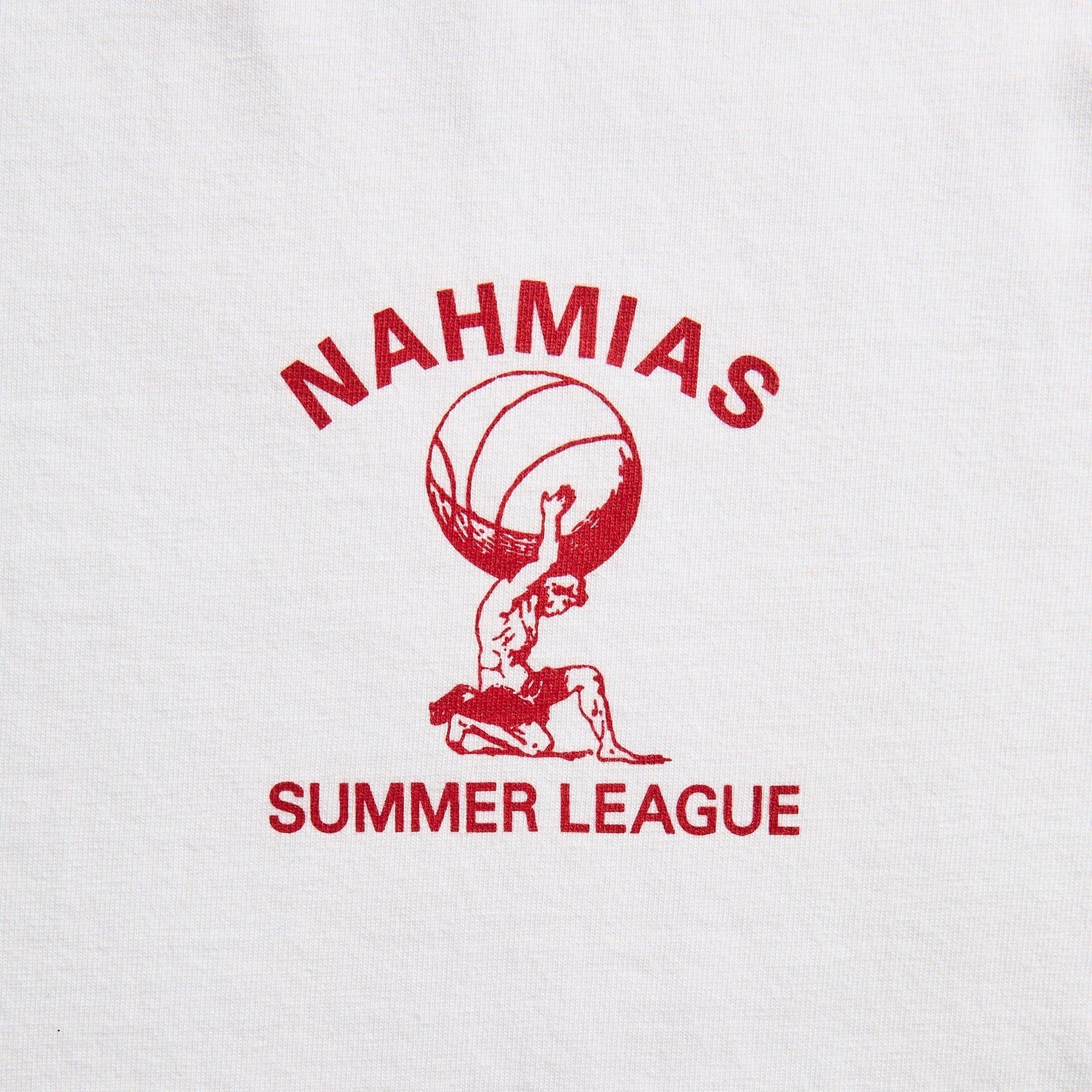 NAHMIAS Youth Basketball Boxy Tee - Optic White