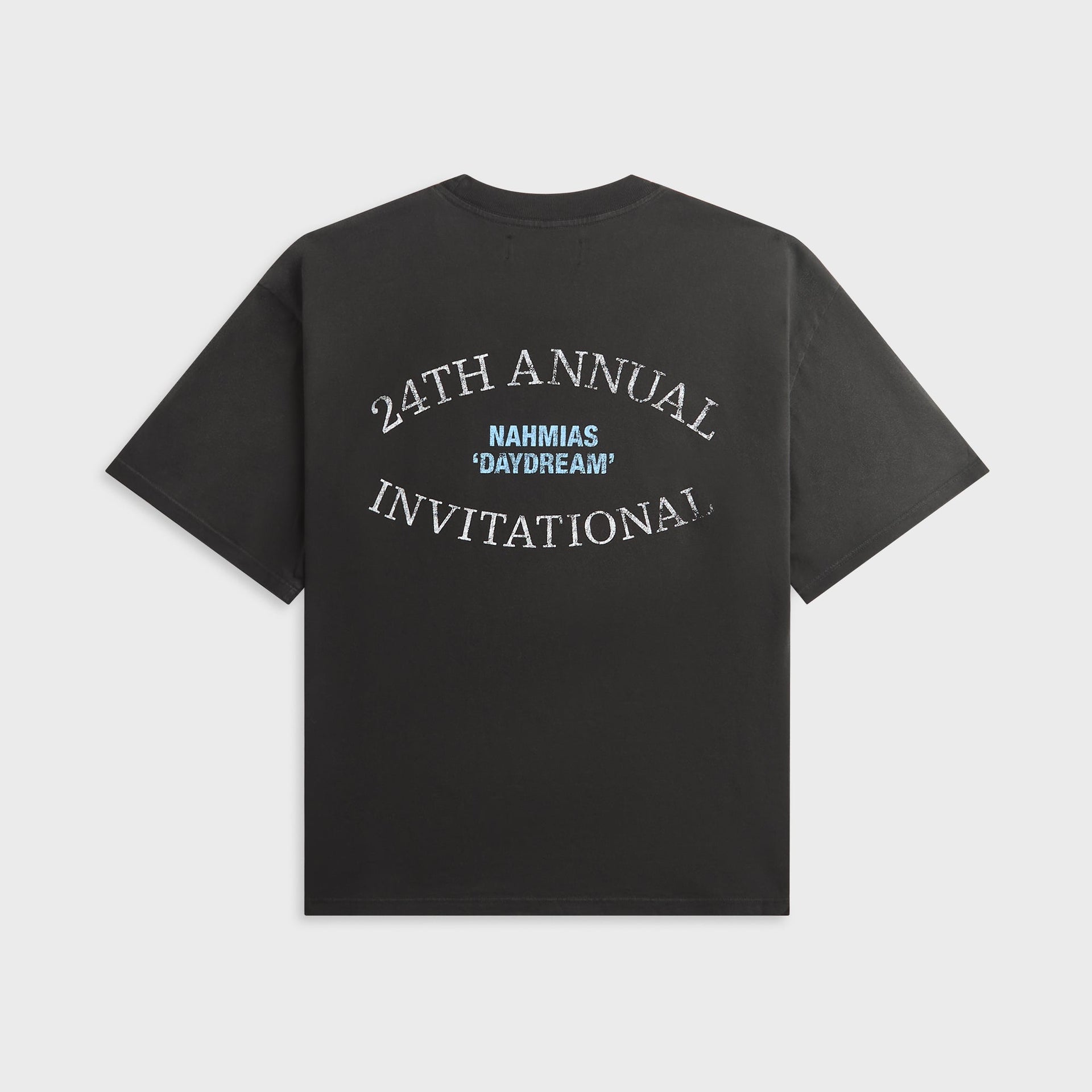 NAHMIAS Daydream Invitational Boxy Tee - Aged Black Jersey