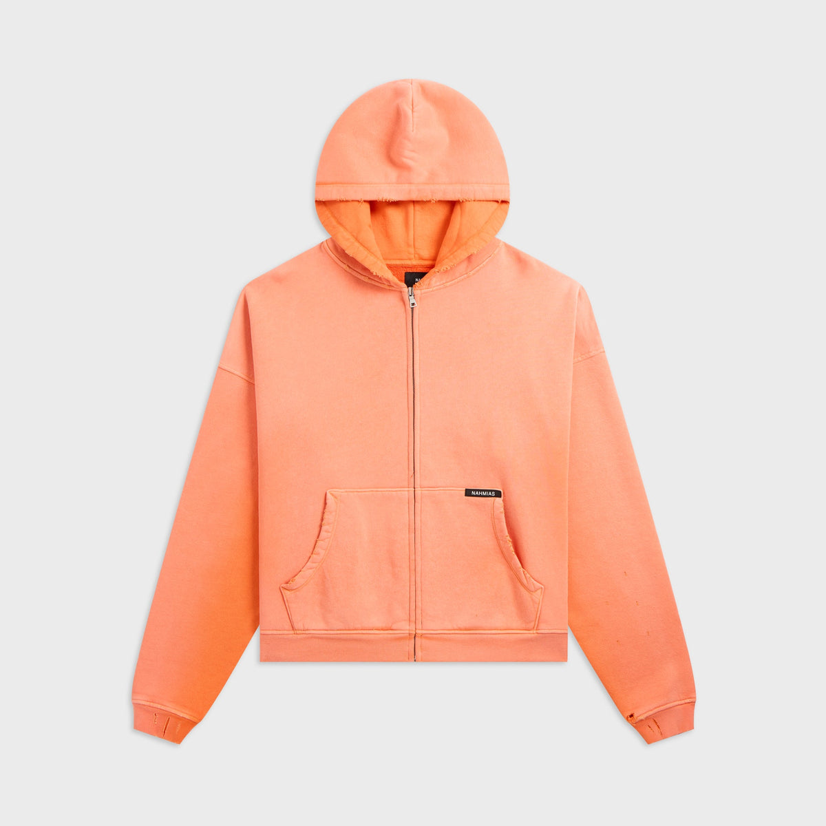 NAHMIAS Zip Up Hoodie - Sunfade Orange