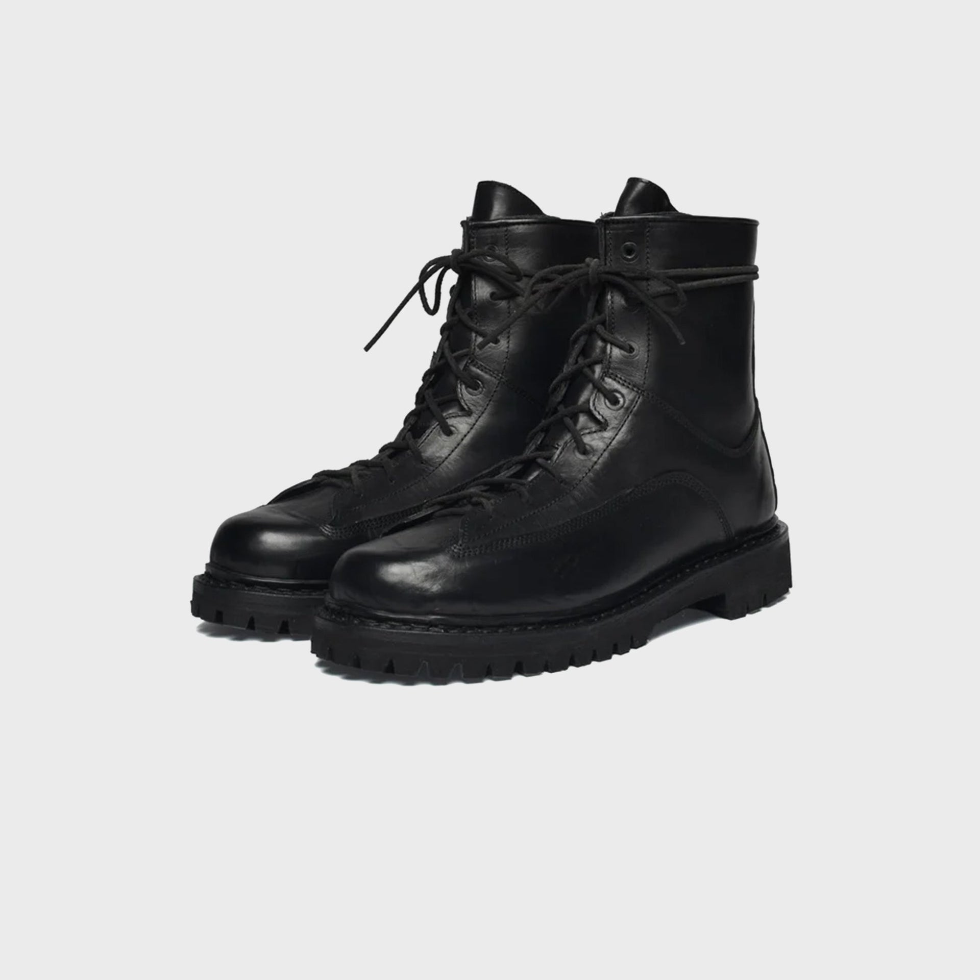 Yuketen Italian Combat Boots - Black