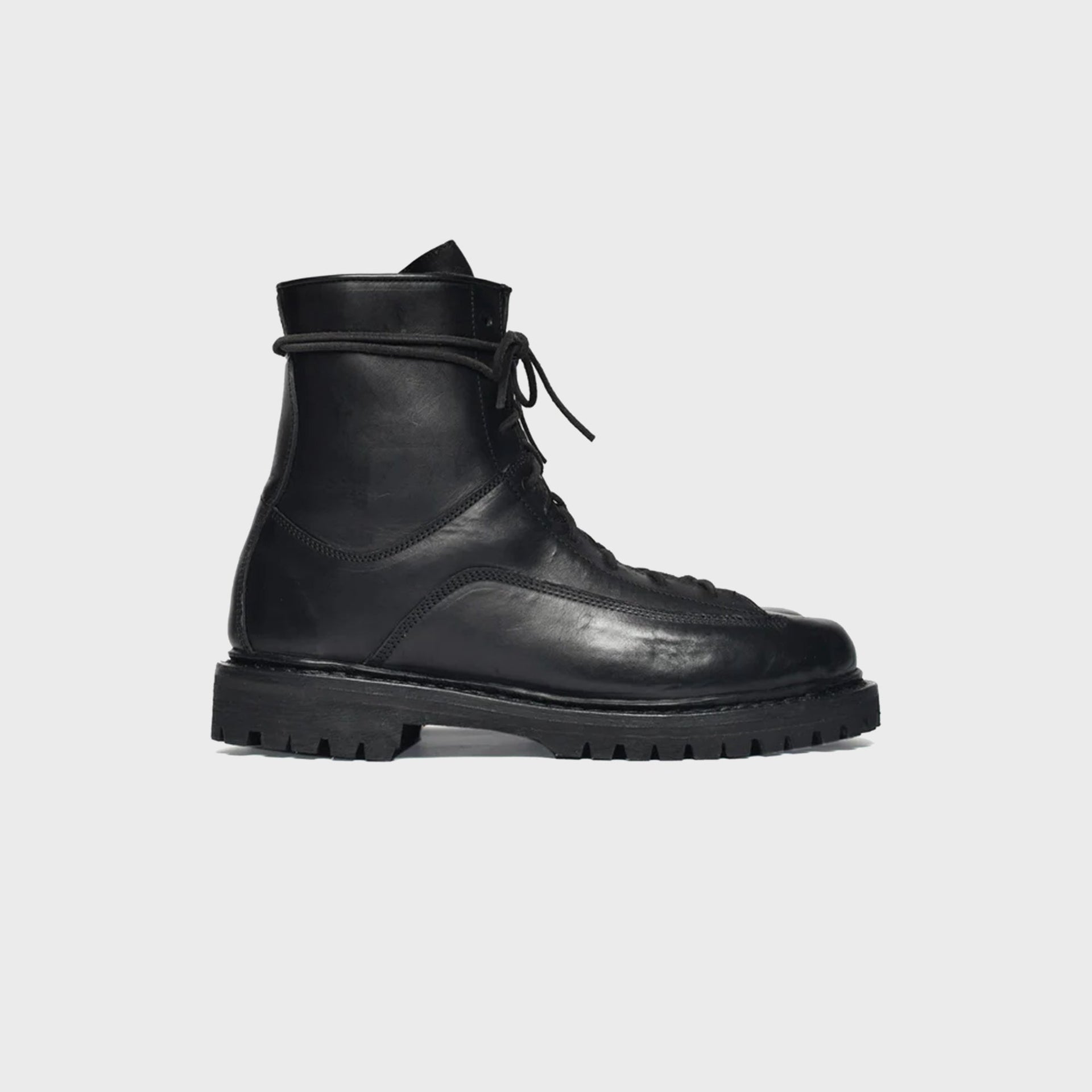 Yuketen Italian Combat Boots - Black