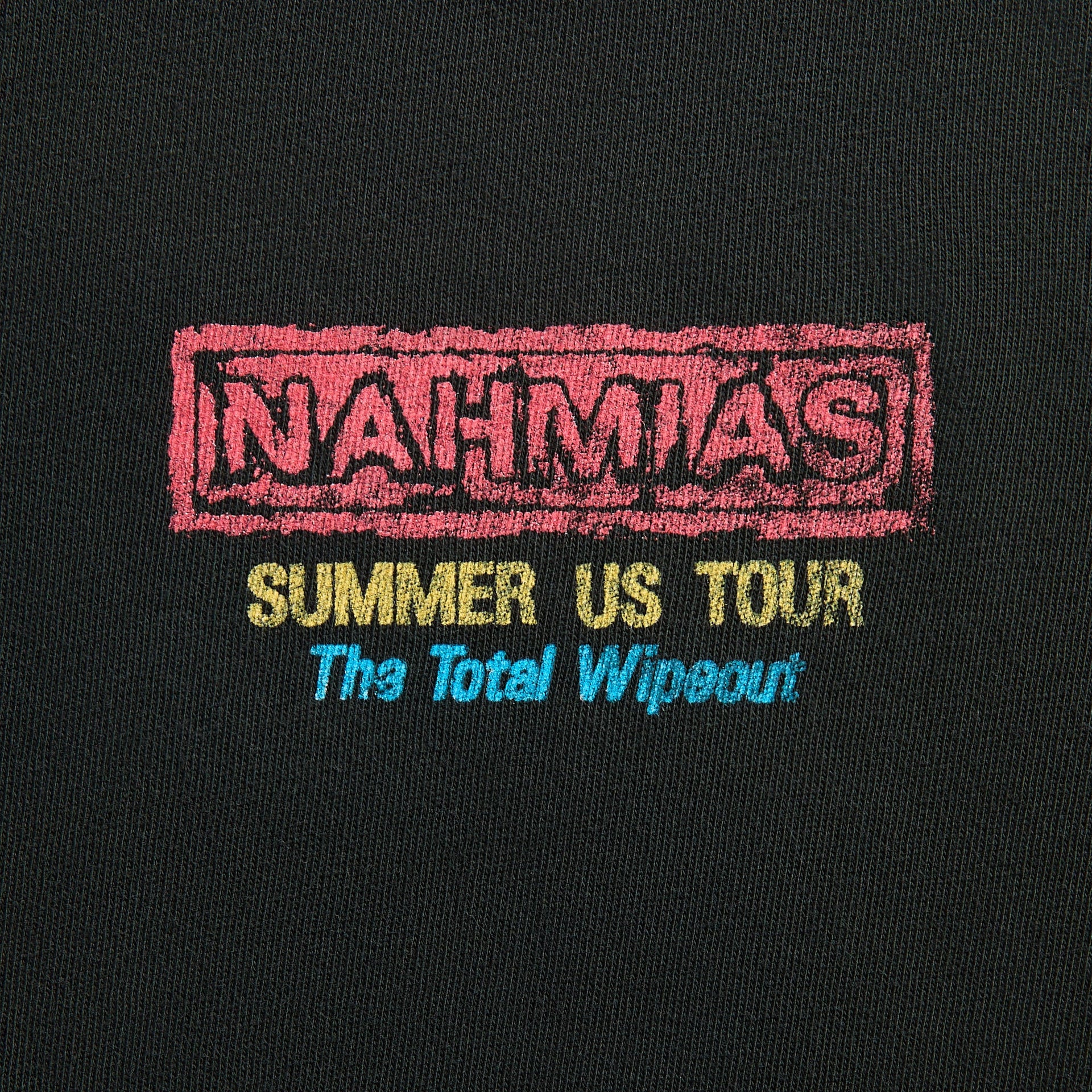 NAHMIAS Summer Tour Boxy Tee - Aged Black