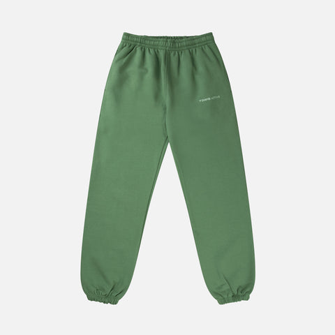 7 Days Active Organic Fitted Sweat Pants - Comfrey