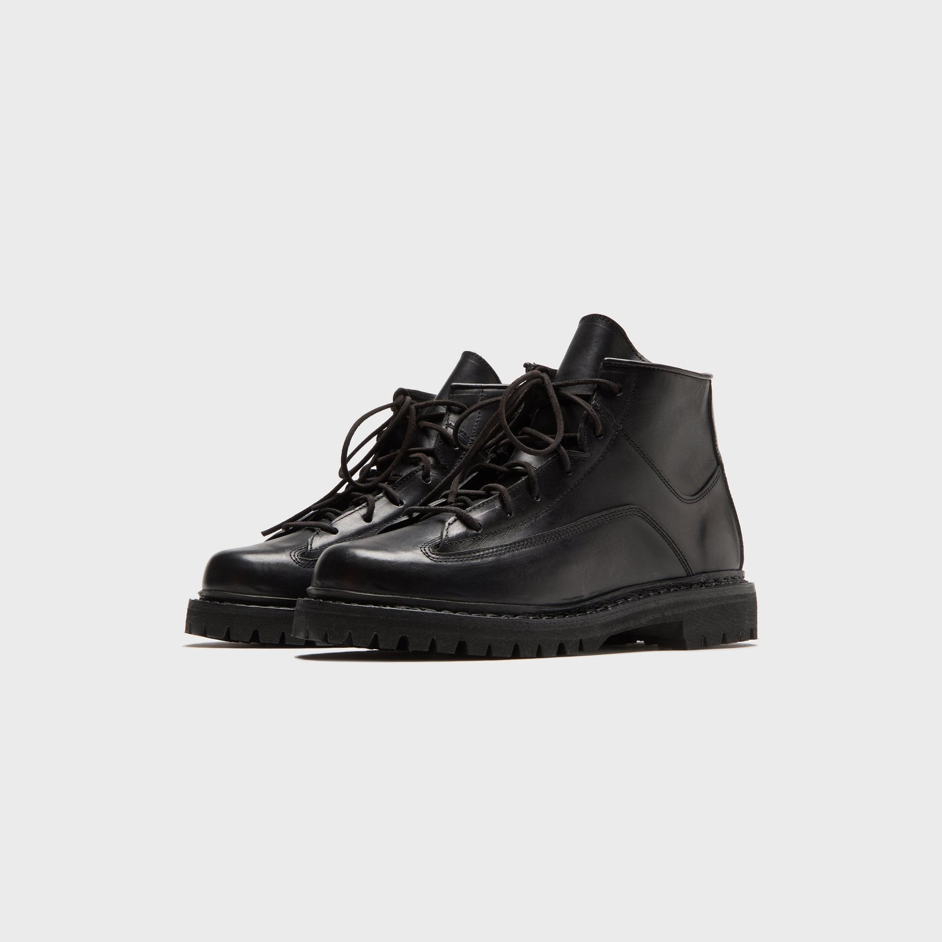 Yuketen Italian Combat Boots - Black