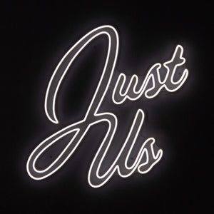 Kith for Yellowpop Just Us LED Neon Sign - White
