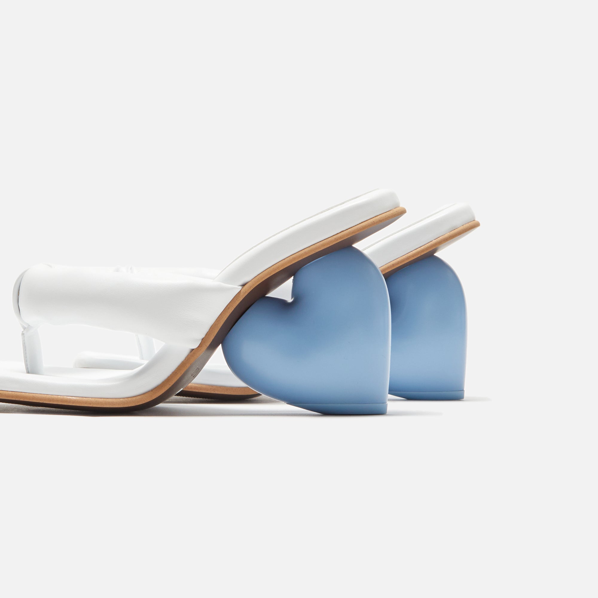 YUMEYUME ユメユメ　ハート型ヒール　サンダル Yume Yume Love Mule - Snow White / Blue – Kith