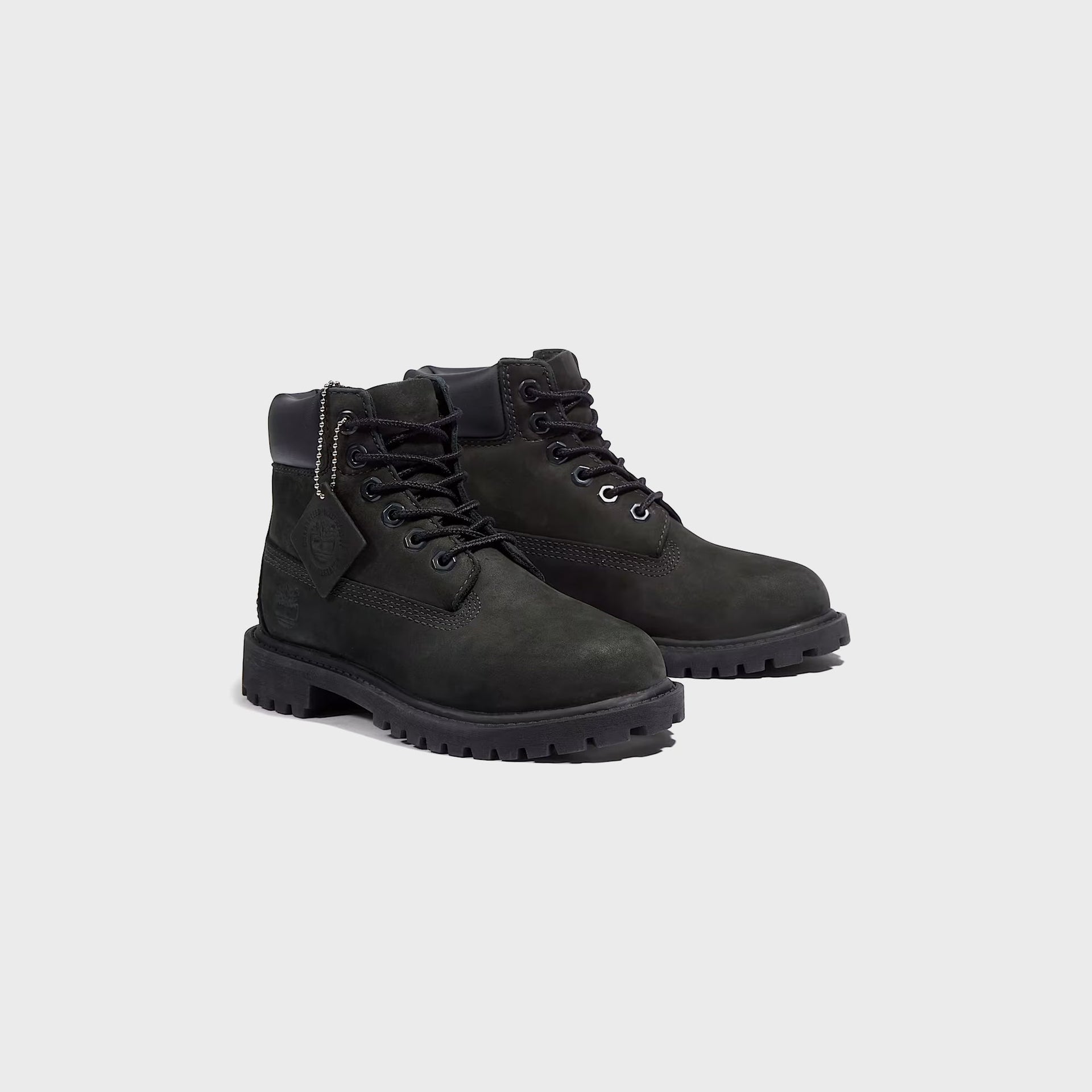 Timberland Junior 6-Inch Lace Up Waterproof Boot - Black