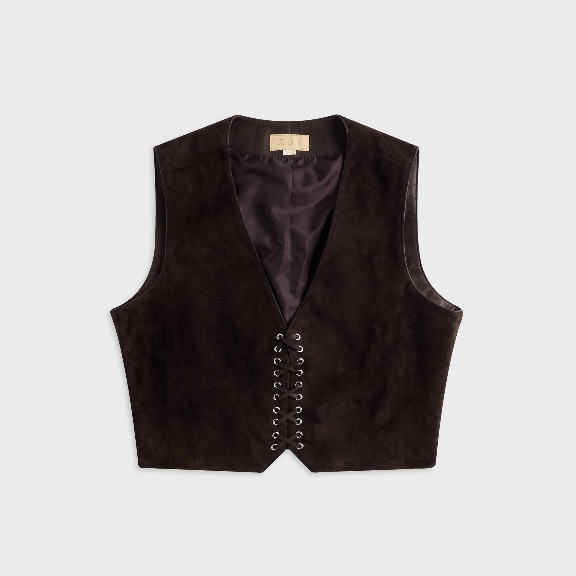 ZUT Galway Vest - Chocolate Brown