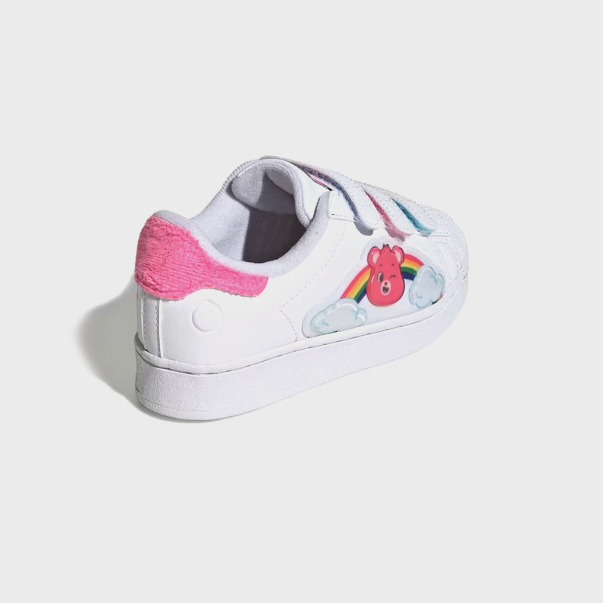 adidas x Care Bears PS Superstar LED Lights Comfort Closure - White / Lucid Pink / Bliss Pink