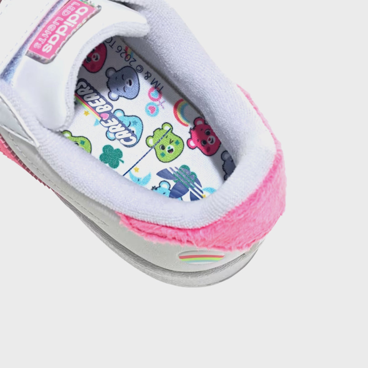 adidas x Care Bears PS Superstar LED Lights Comfort Closure - White / Lucid Pink / Bliss Pink